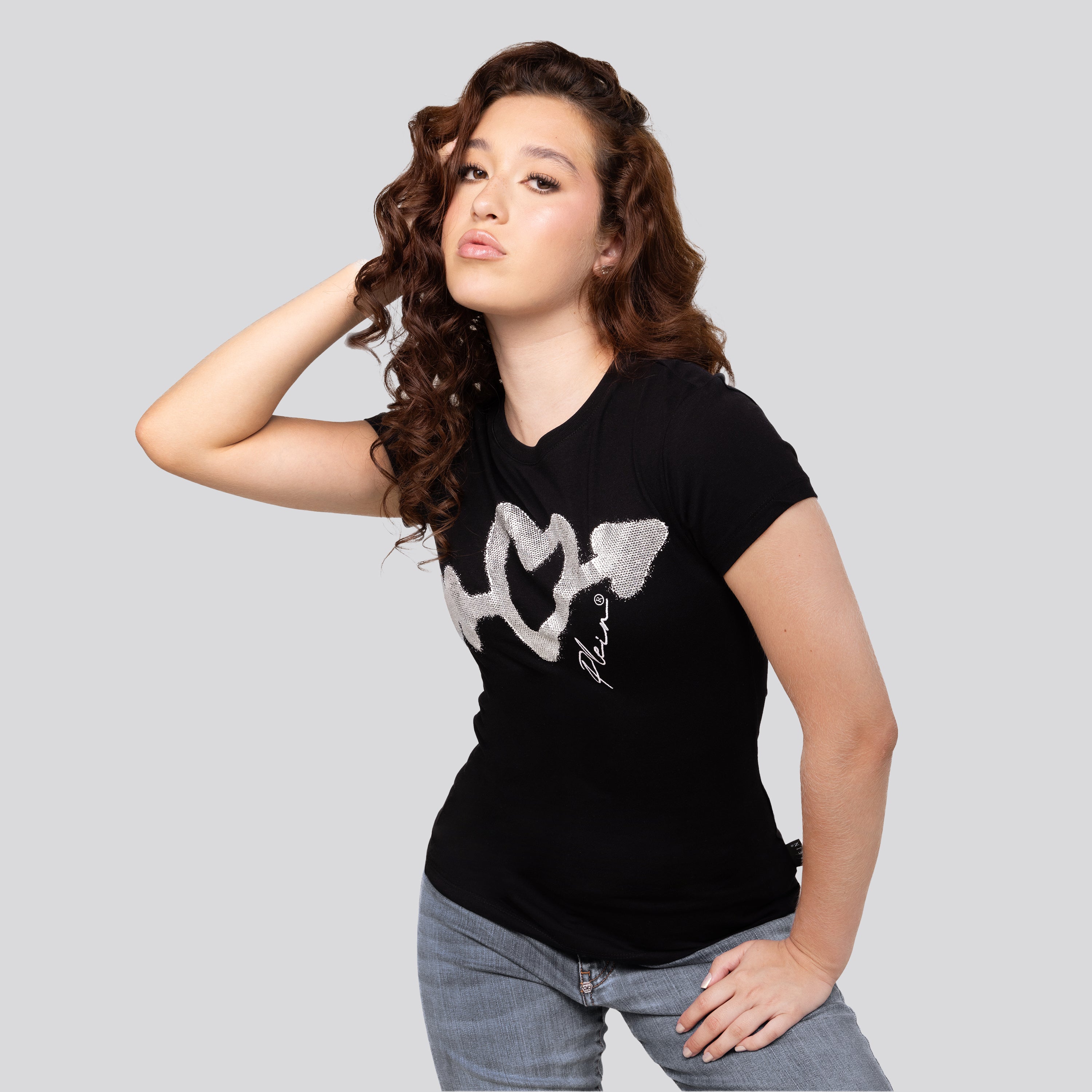 Camiseta Negra Philipp Plein Sexy Pure