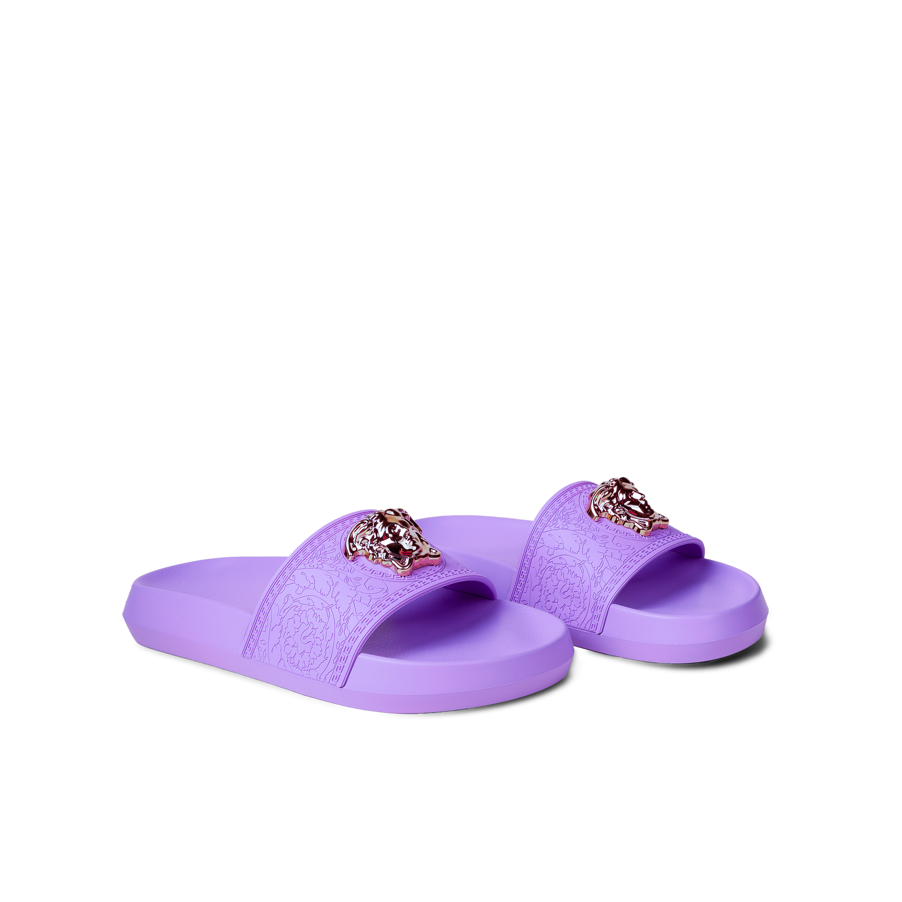 Sandalias Lila Versace Gold Medusa