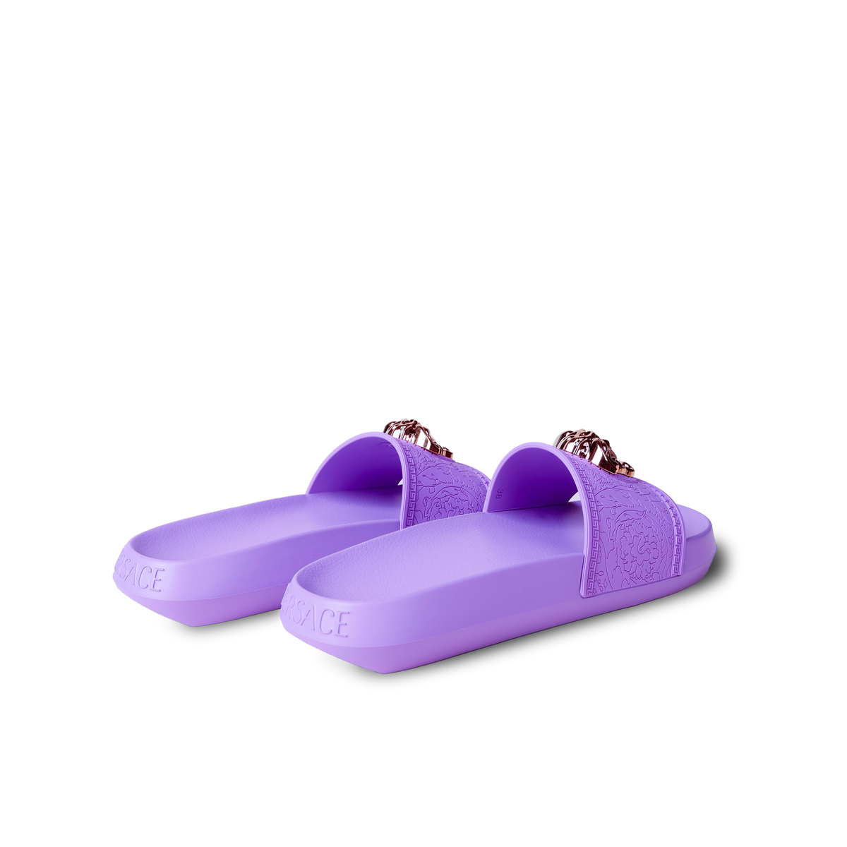 Sandalias Lila Versace Gold Medusa