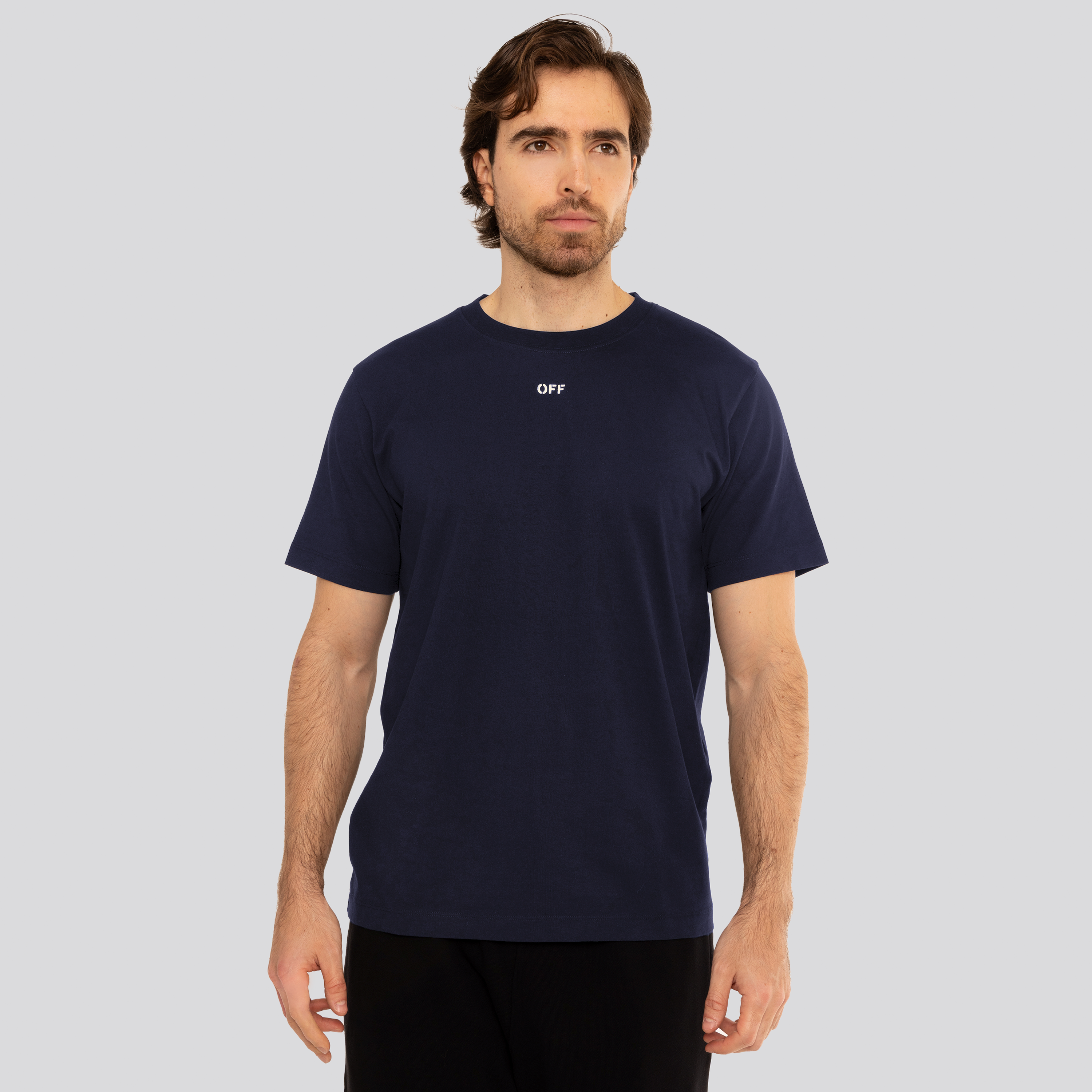 Camiseta Azul Off-White Brush Arrow