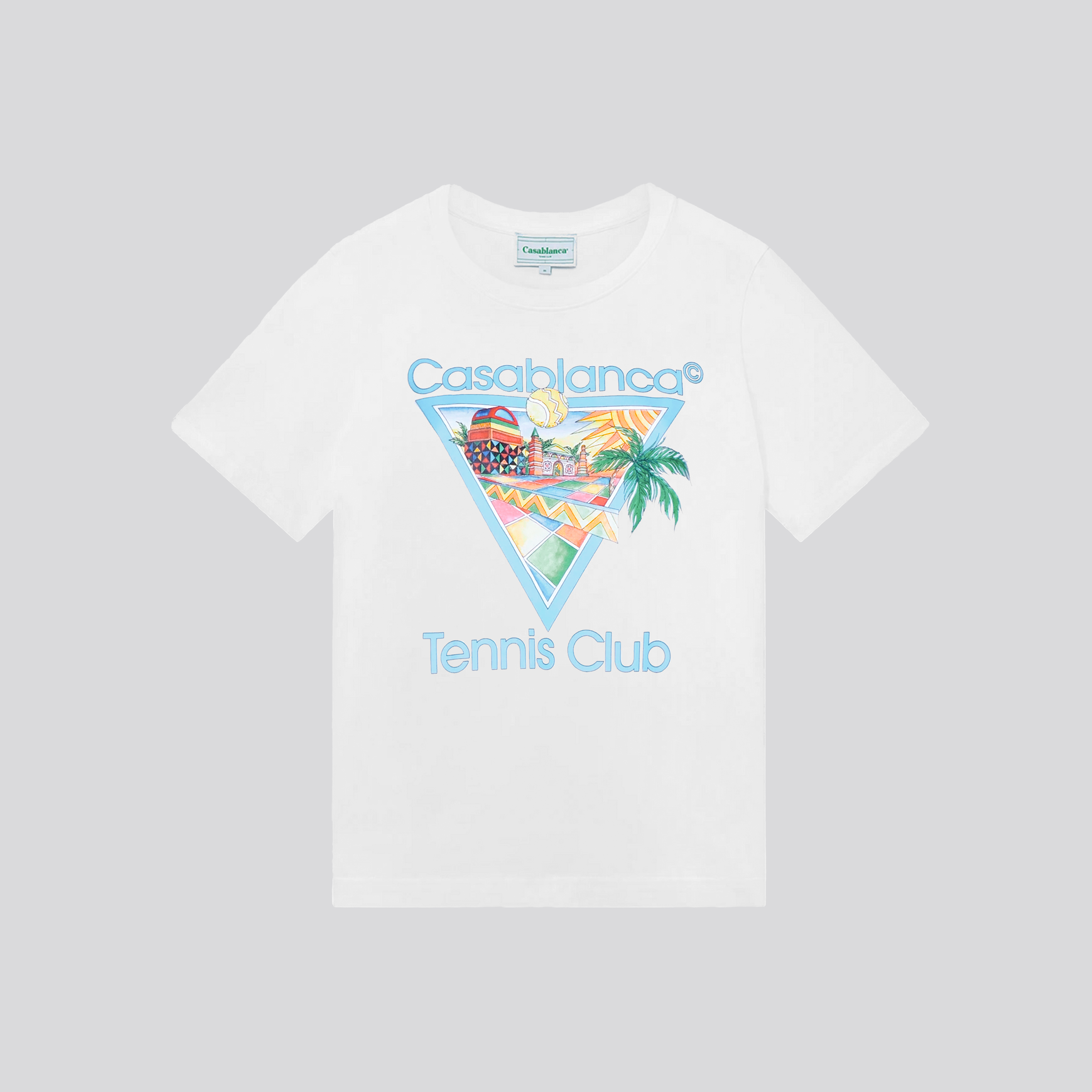 Camiseta Blanca Casablanca Afro Cubism Tennis Club