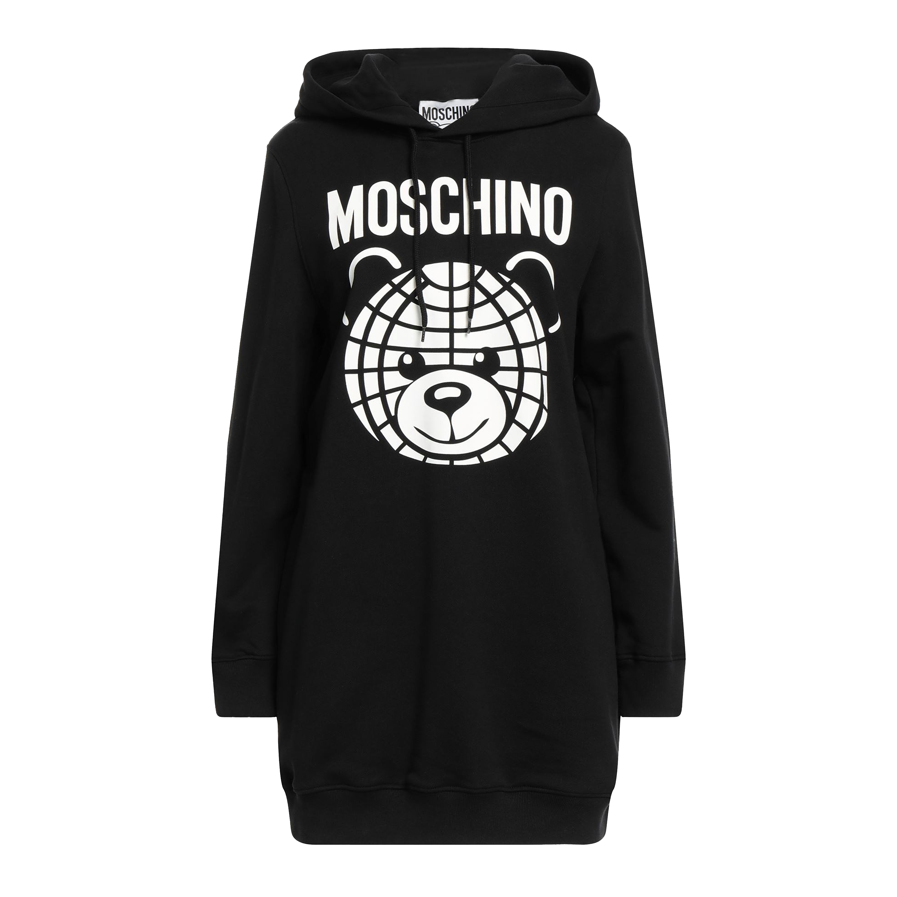 Vestido Negro Moschino Couture Logo World