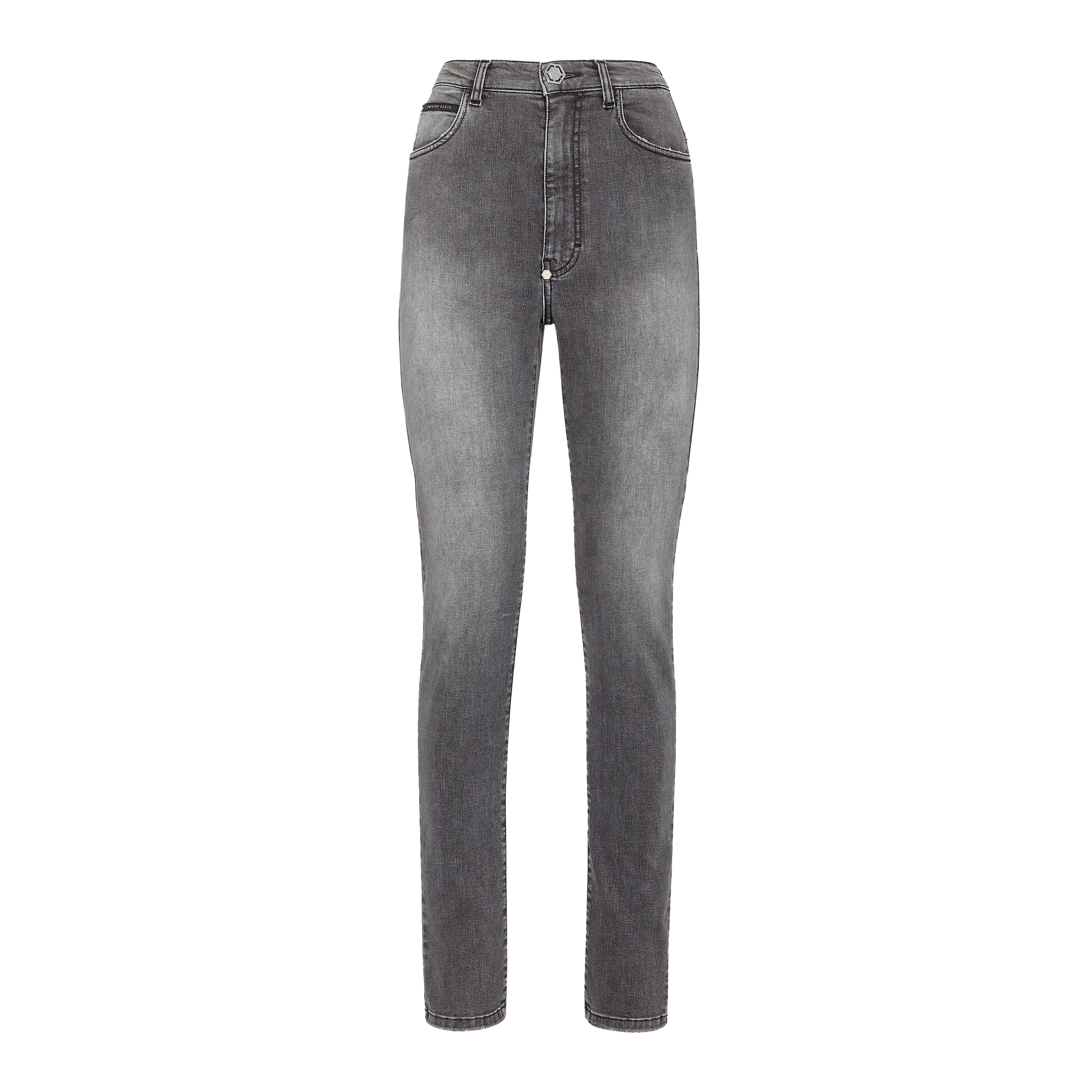 Jeans Gris Philipp Plein High Waist Jegging