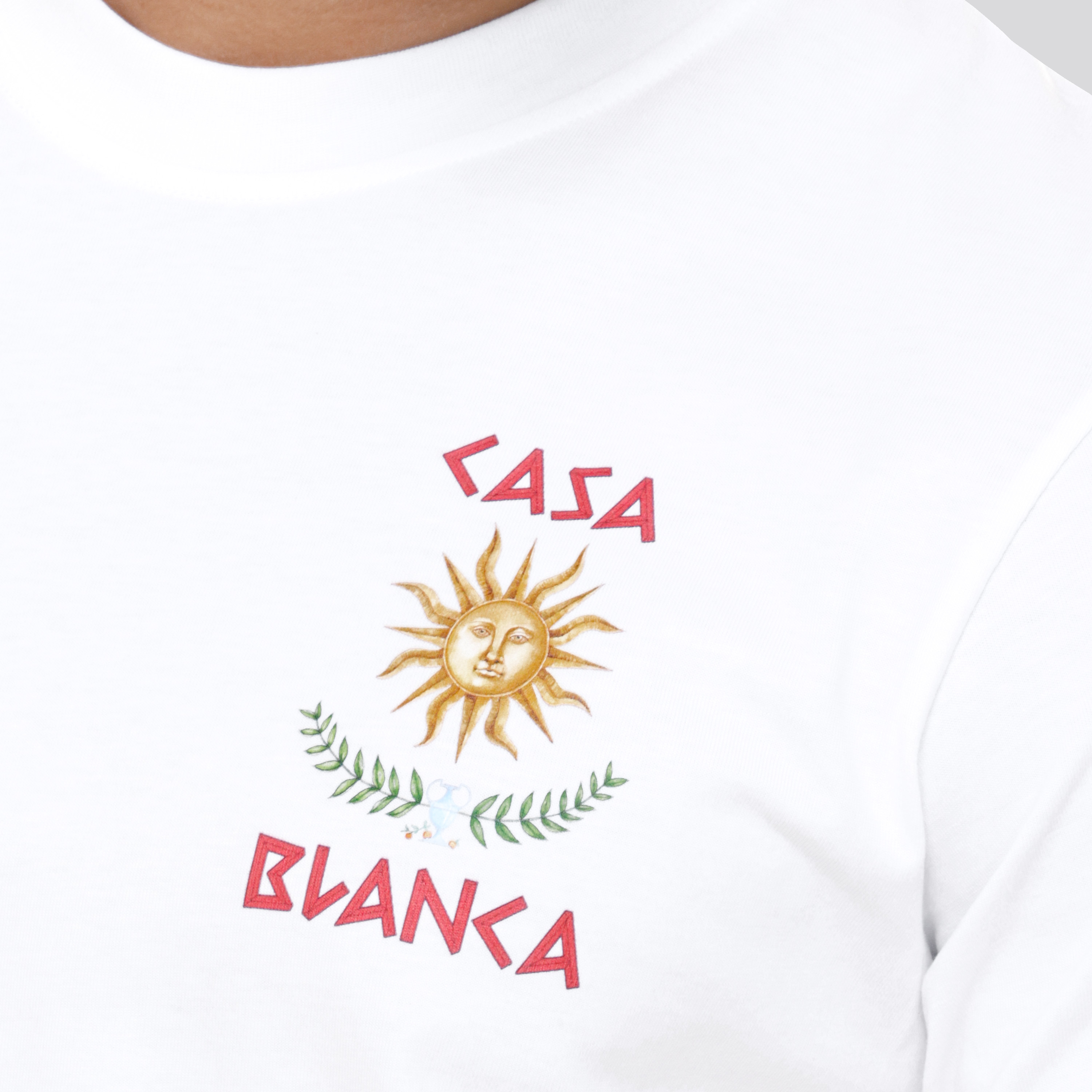 Camiseta Blanca Casablanca Le Temple Du Savoir