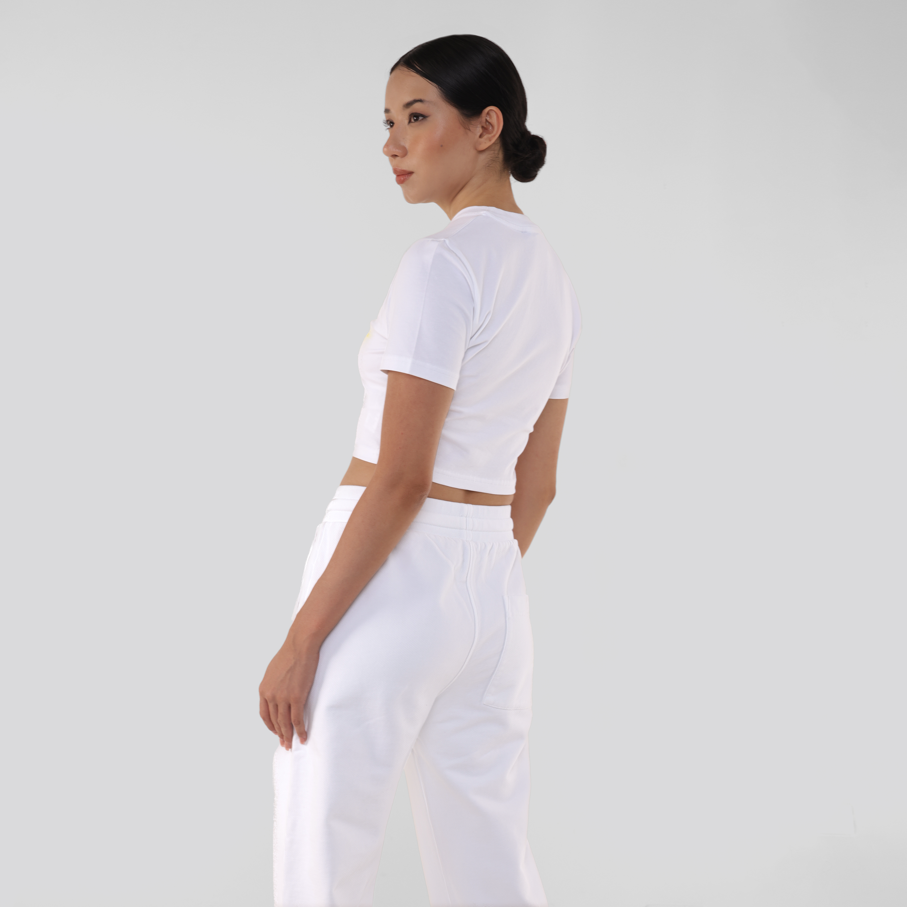 Camiseta Blanca Casablanca Cropped Mountain River