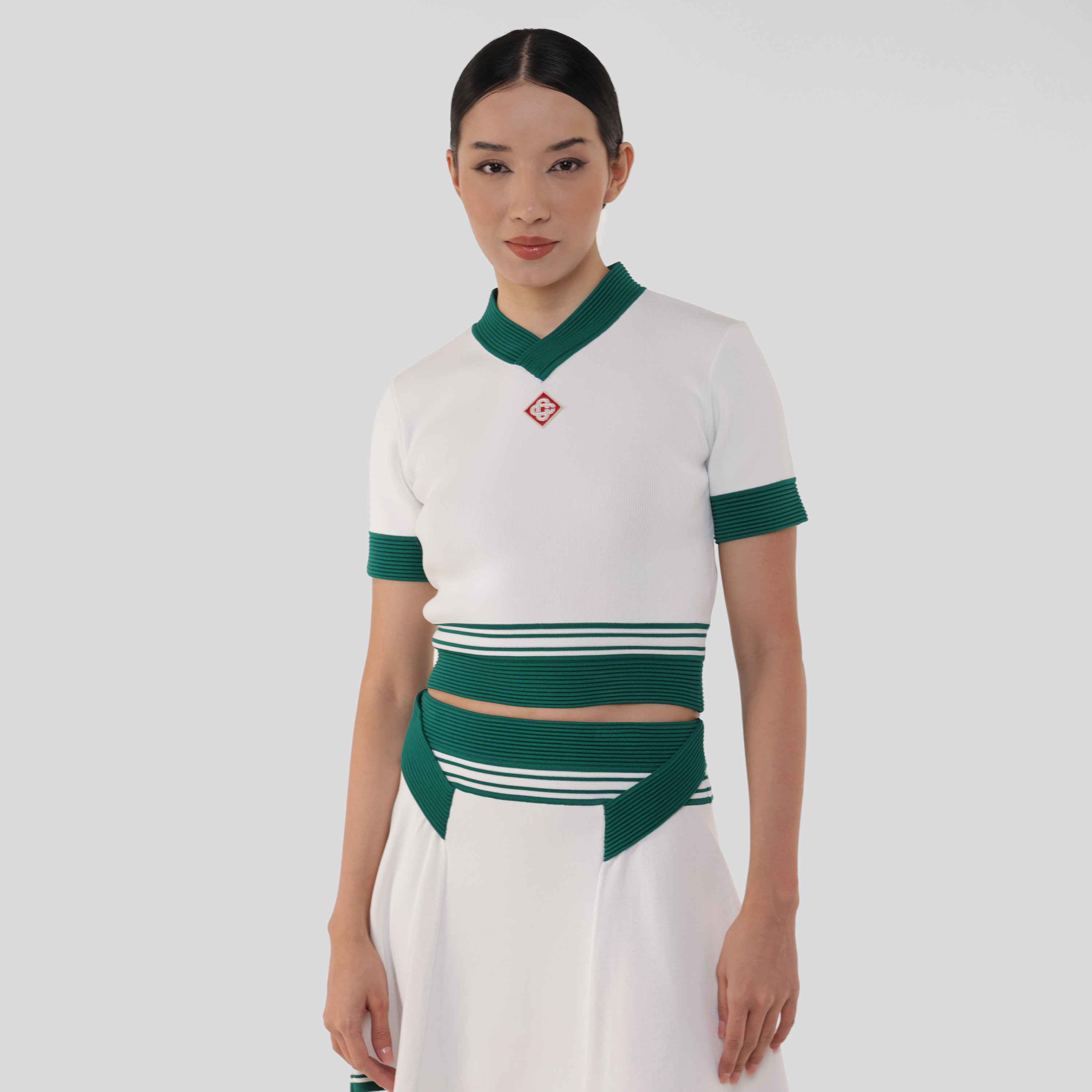 Top Blanco Casablanca Knitted