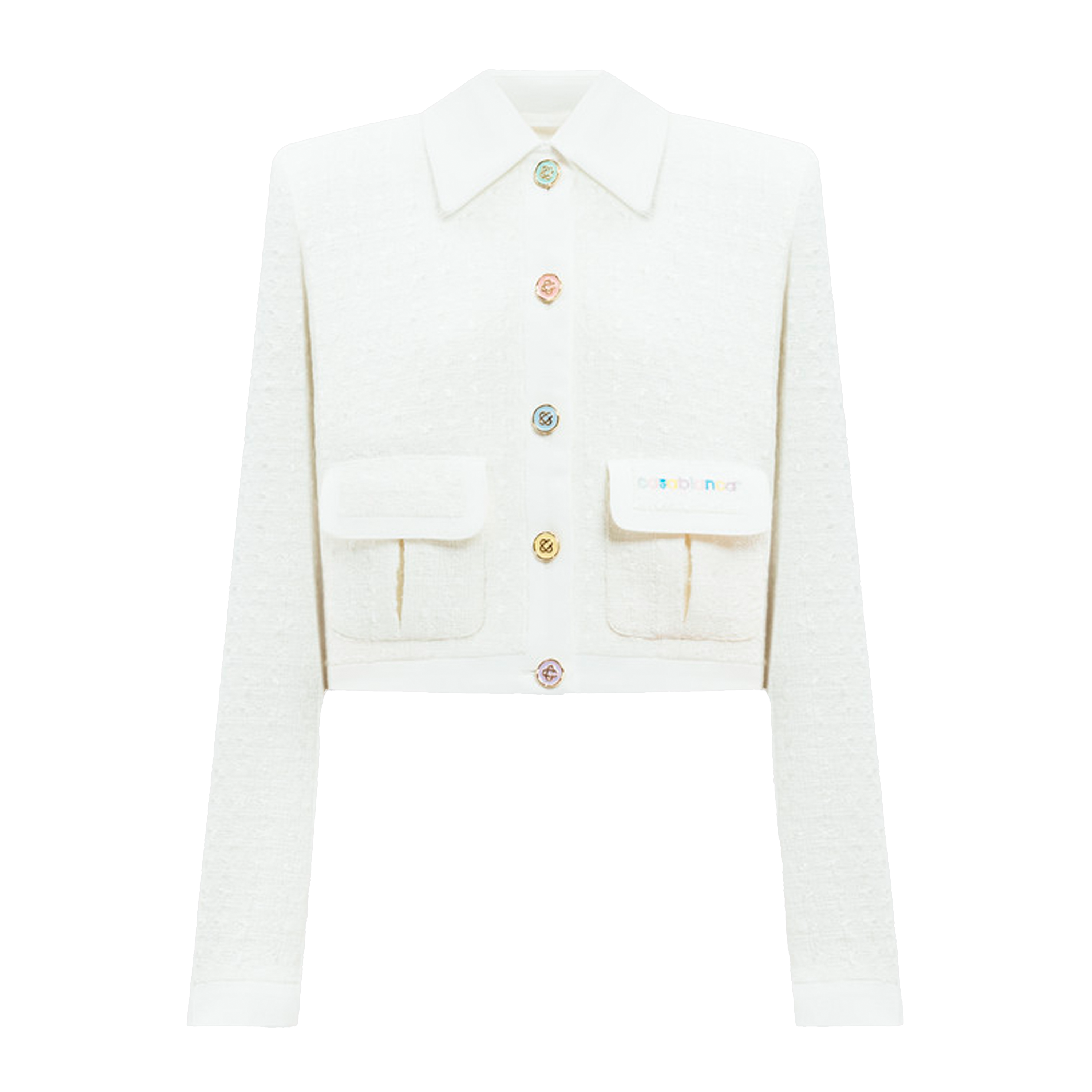 Chaqueta Blanca Casablanca Multicolor Logo