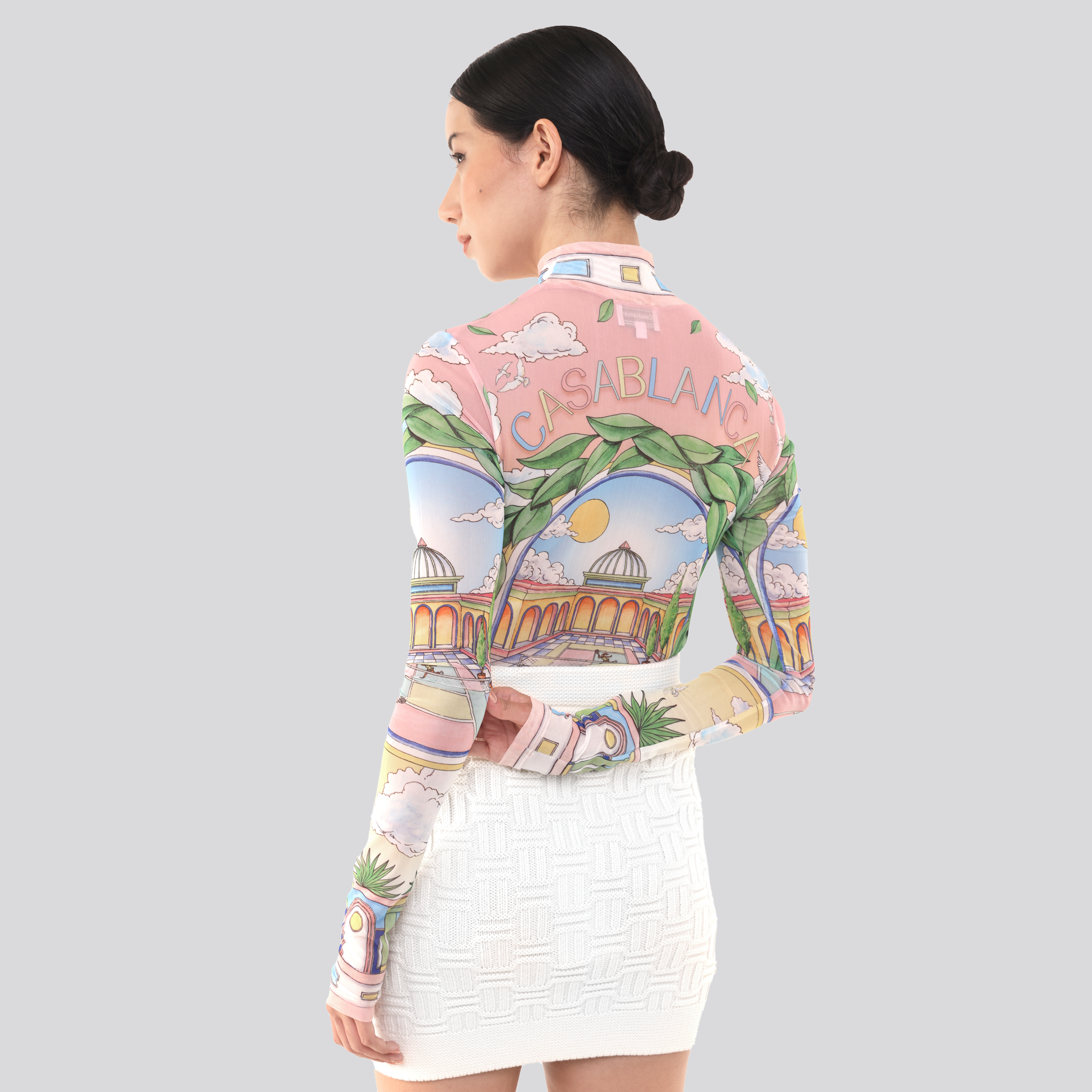Top Multicolor Casablanca Printed