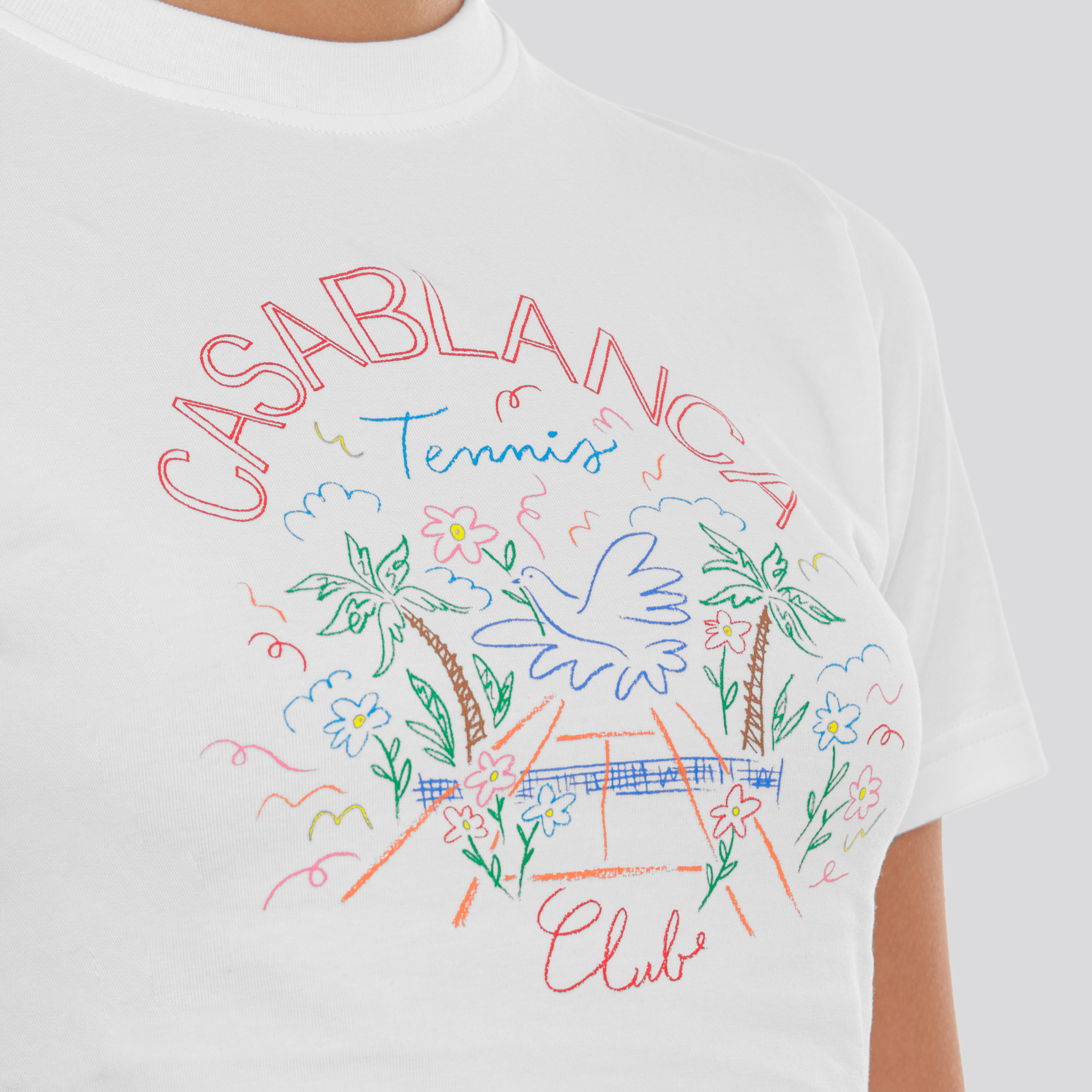 Camiseta Blanca Casablanca Tennis Club