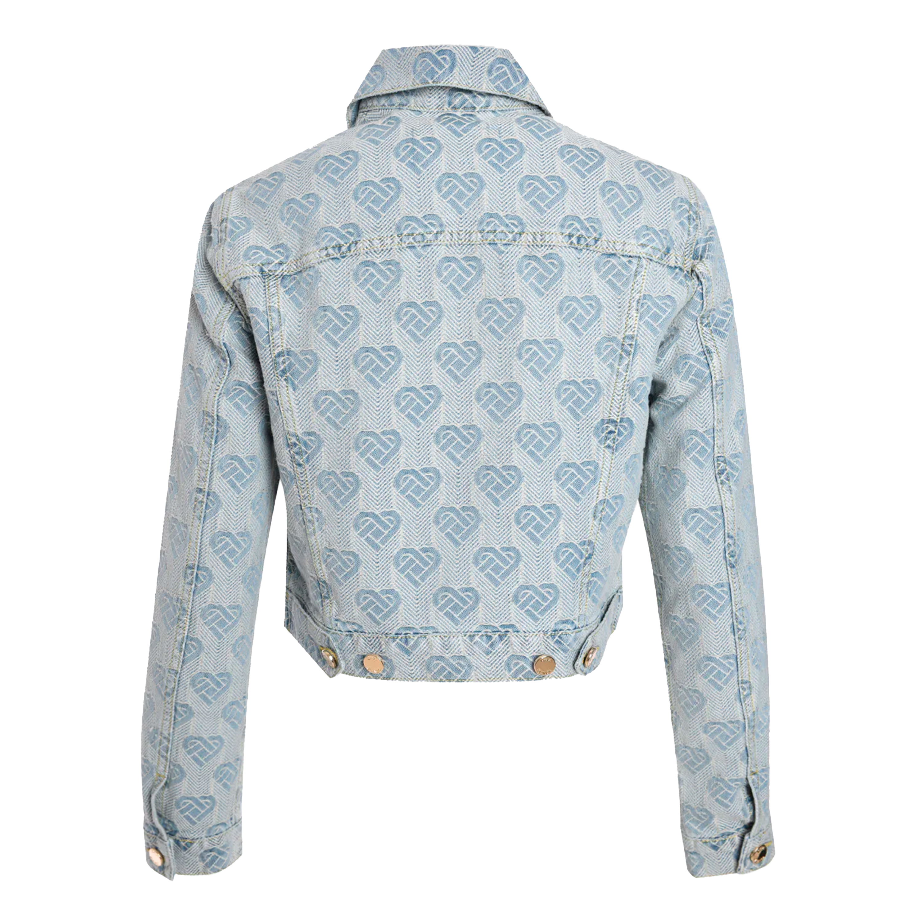 Chaqueta Denim Casablanca Heart Monogram