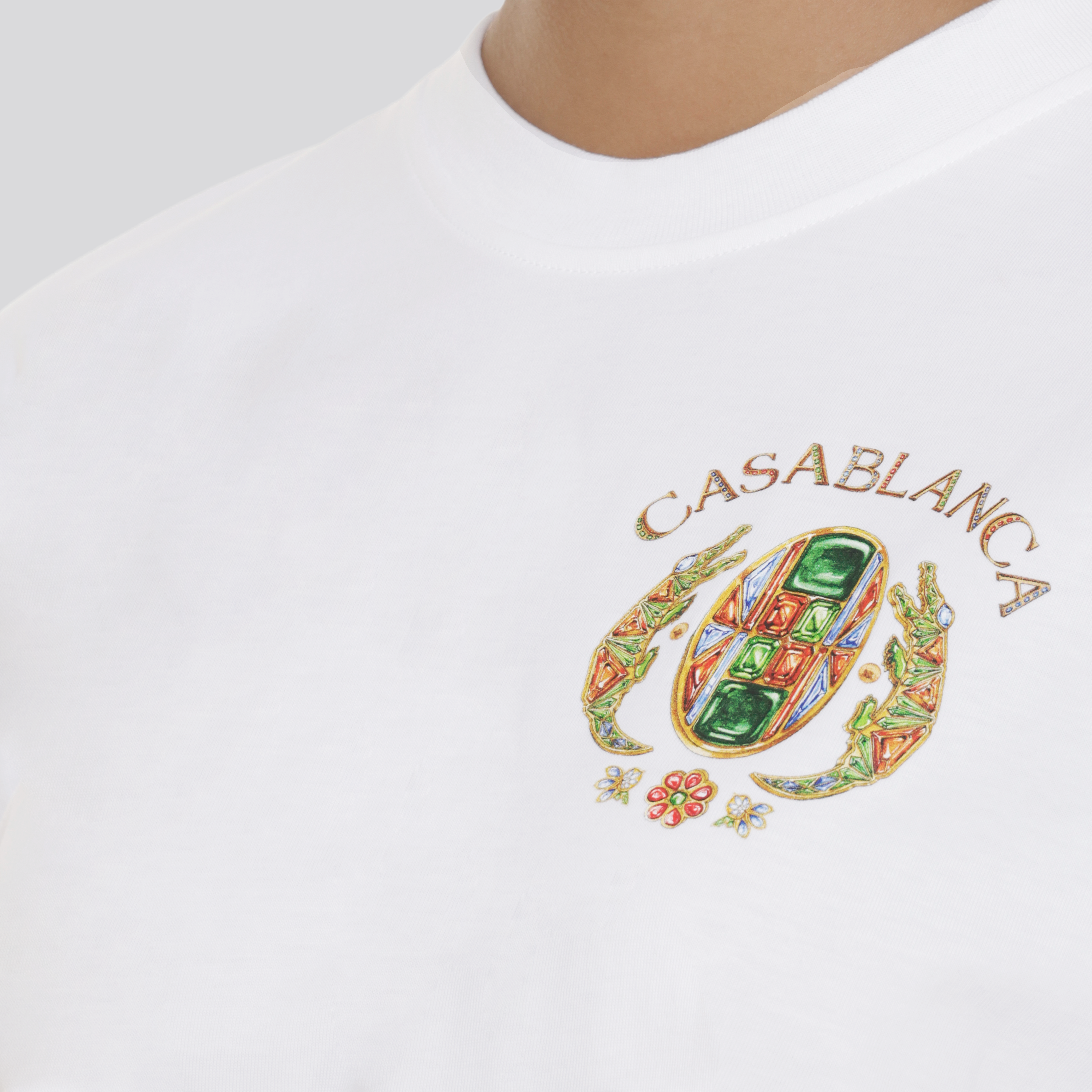 Camiseta Blanca Casablanca Joyaux D'Afrique