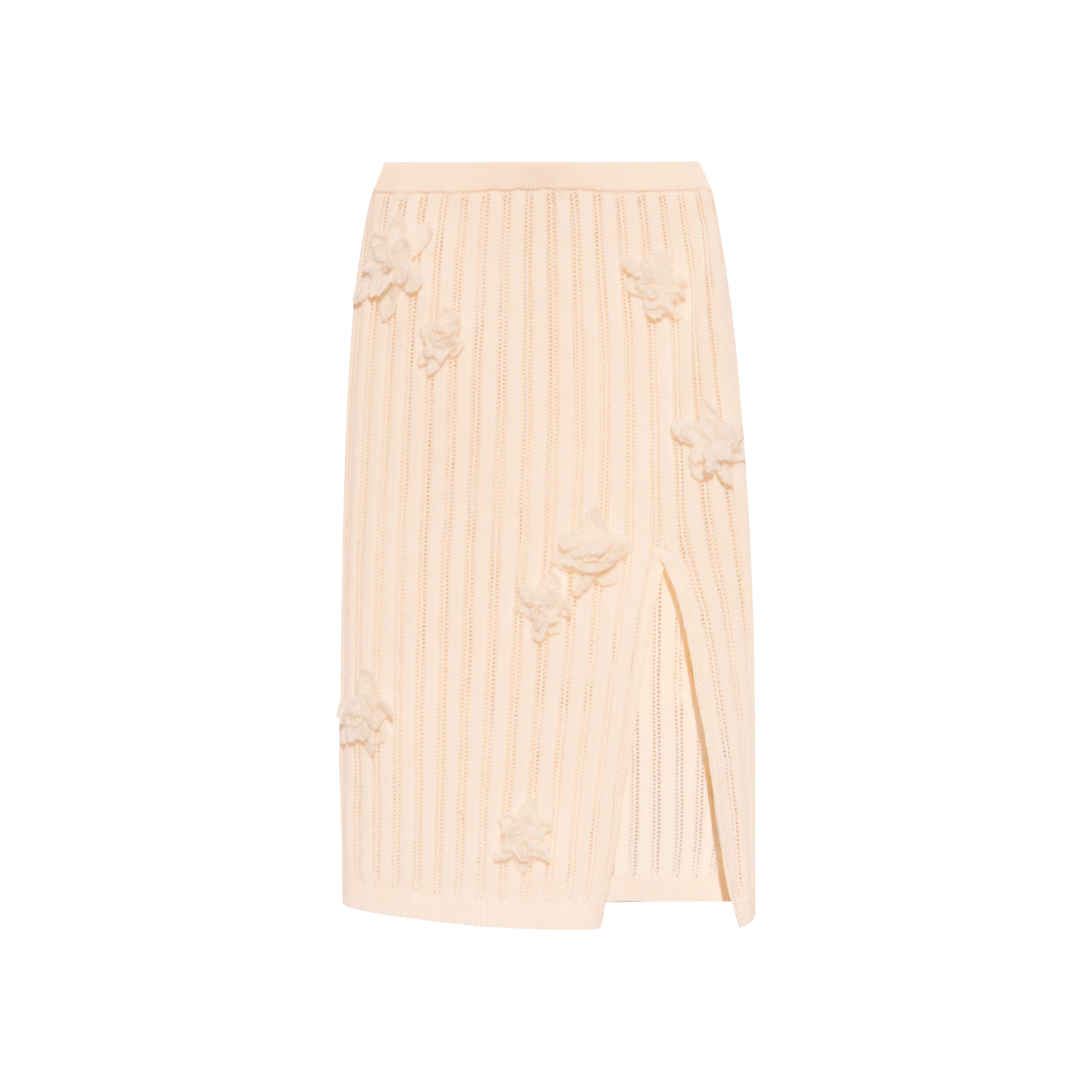 Falda Blanca Casablanca Flower Lace