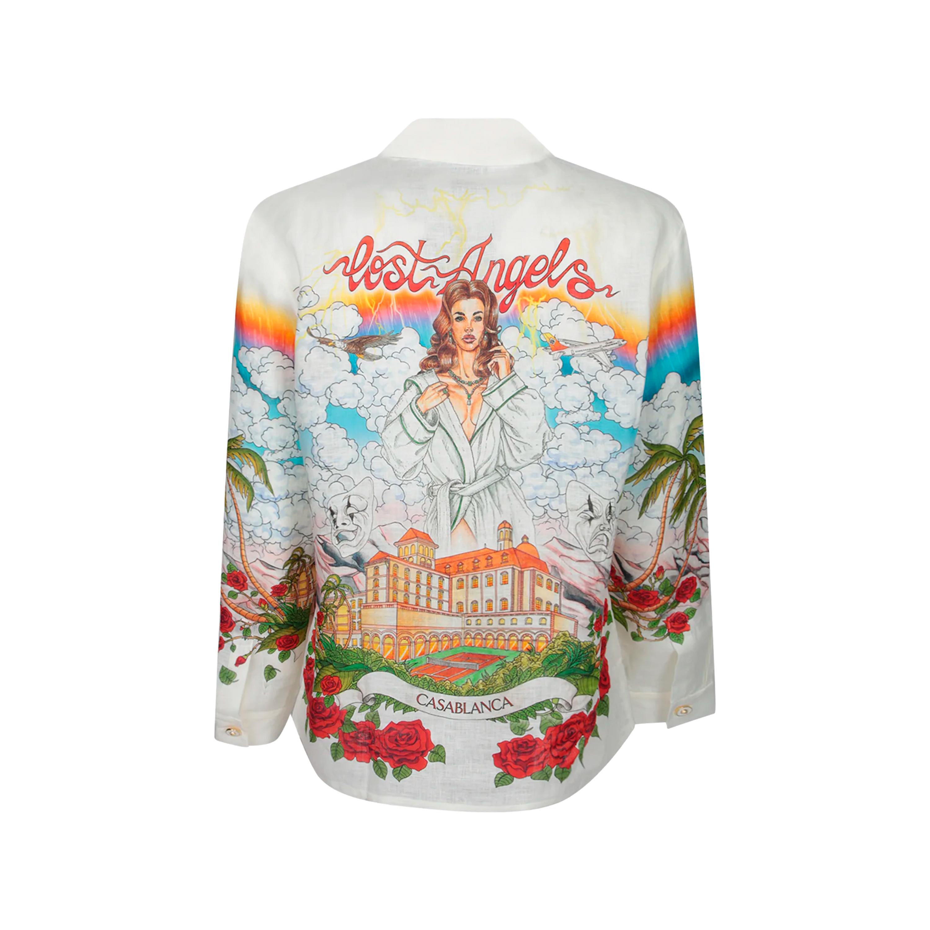 Camisa Multicolor Casablanca Chateau Marmont