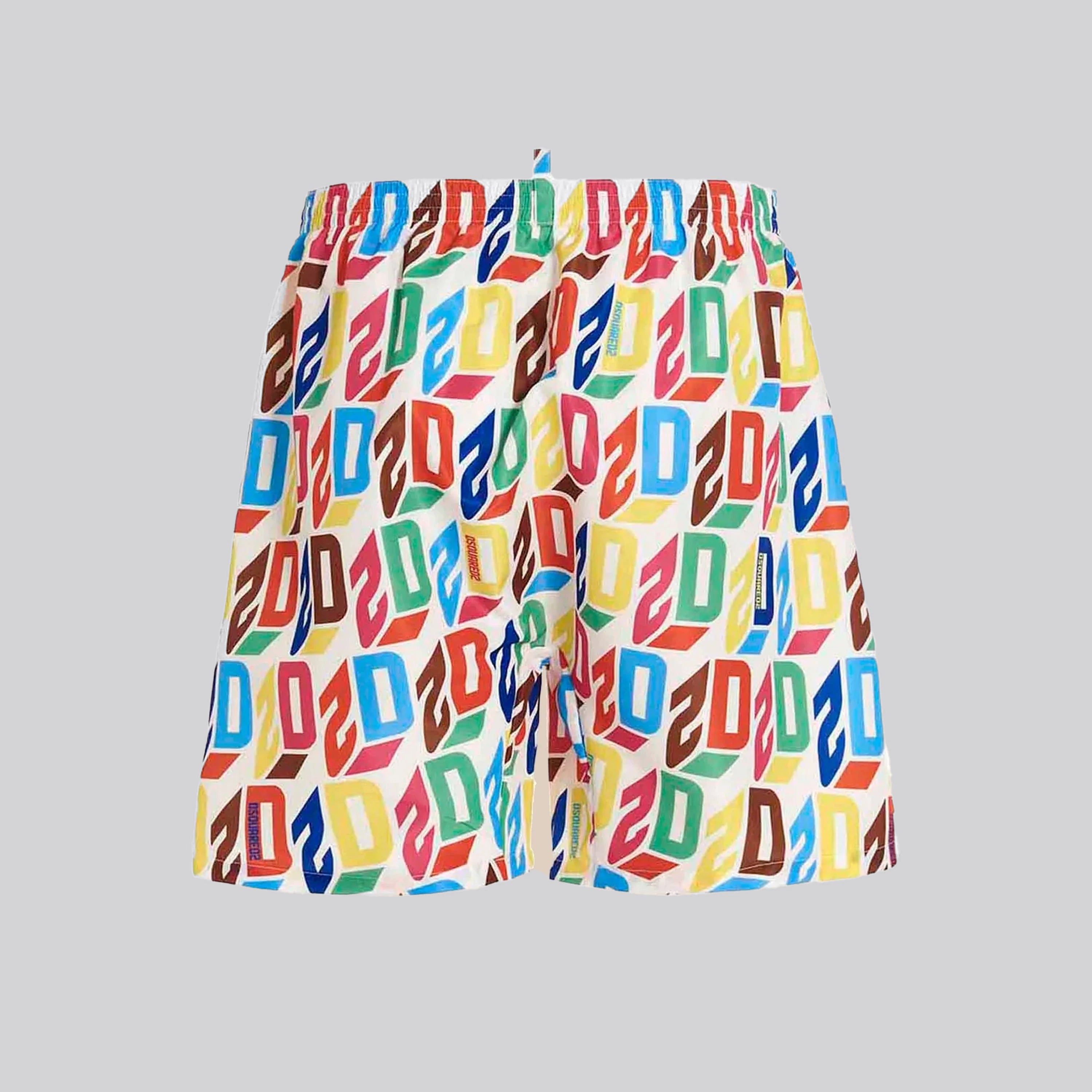 Pantaloneta Multicolor Dsquared2 Monogram