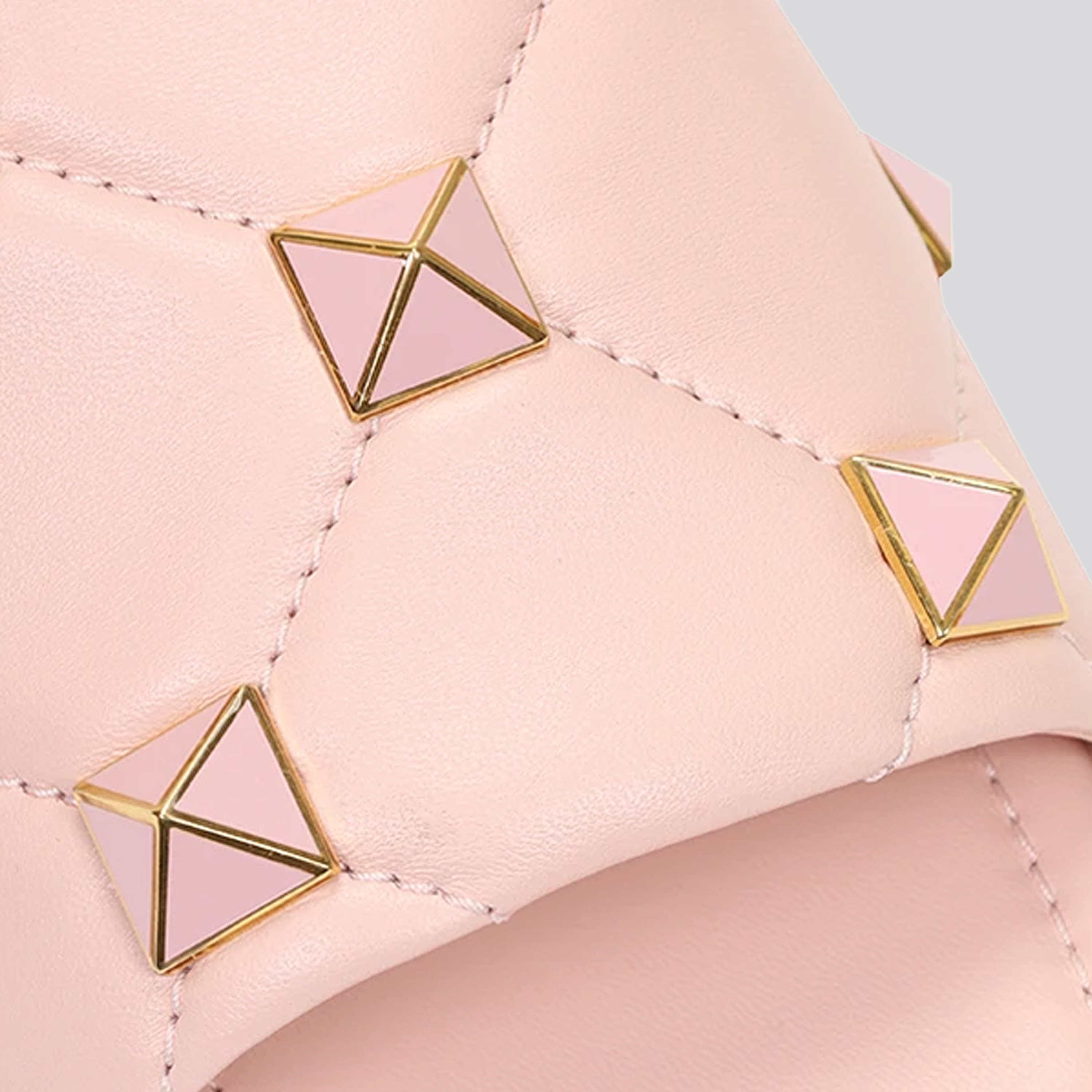 Sandalias Rosadas Valentino Multi Studs