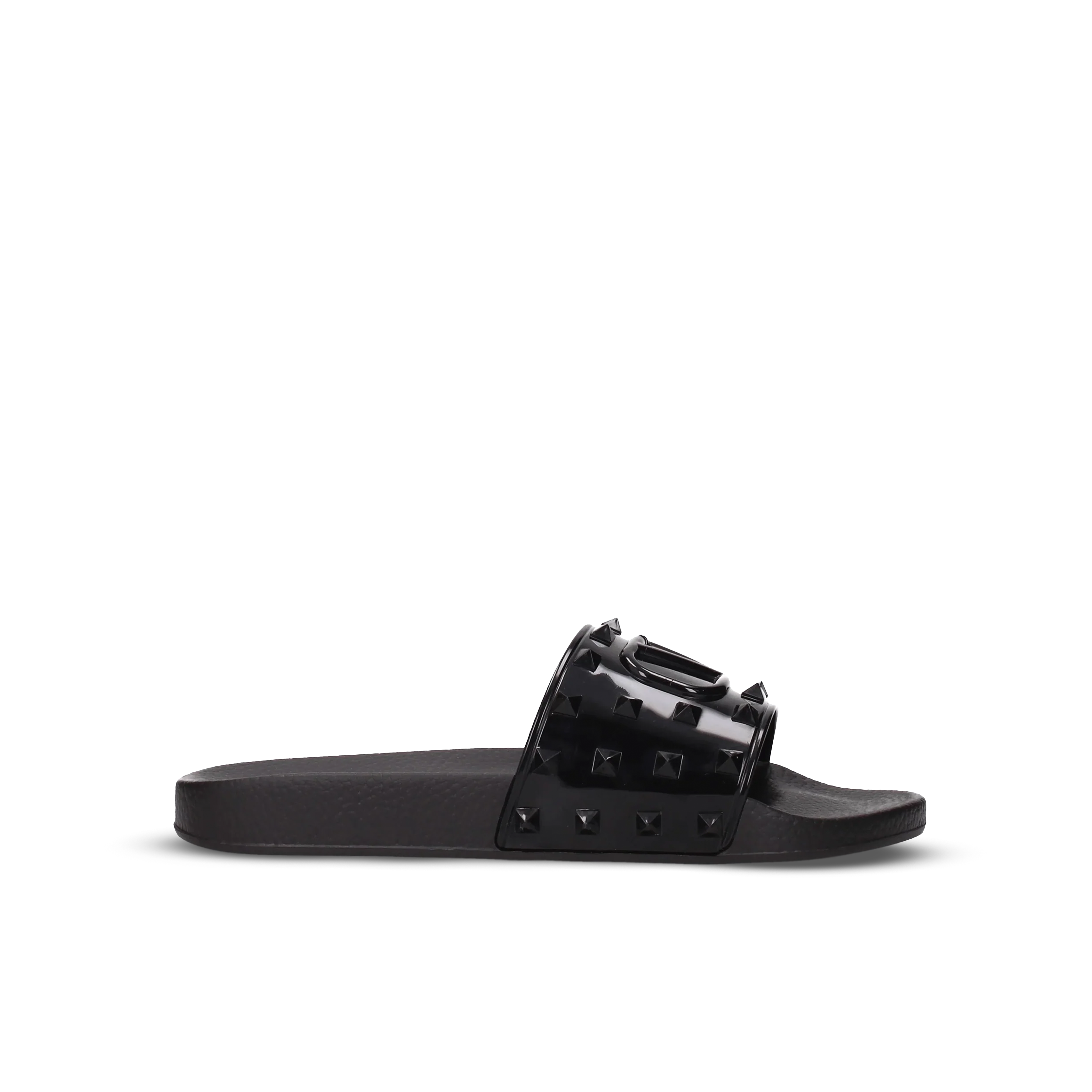 Sandalias Negros Valentino Vlogo Rockstuds