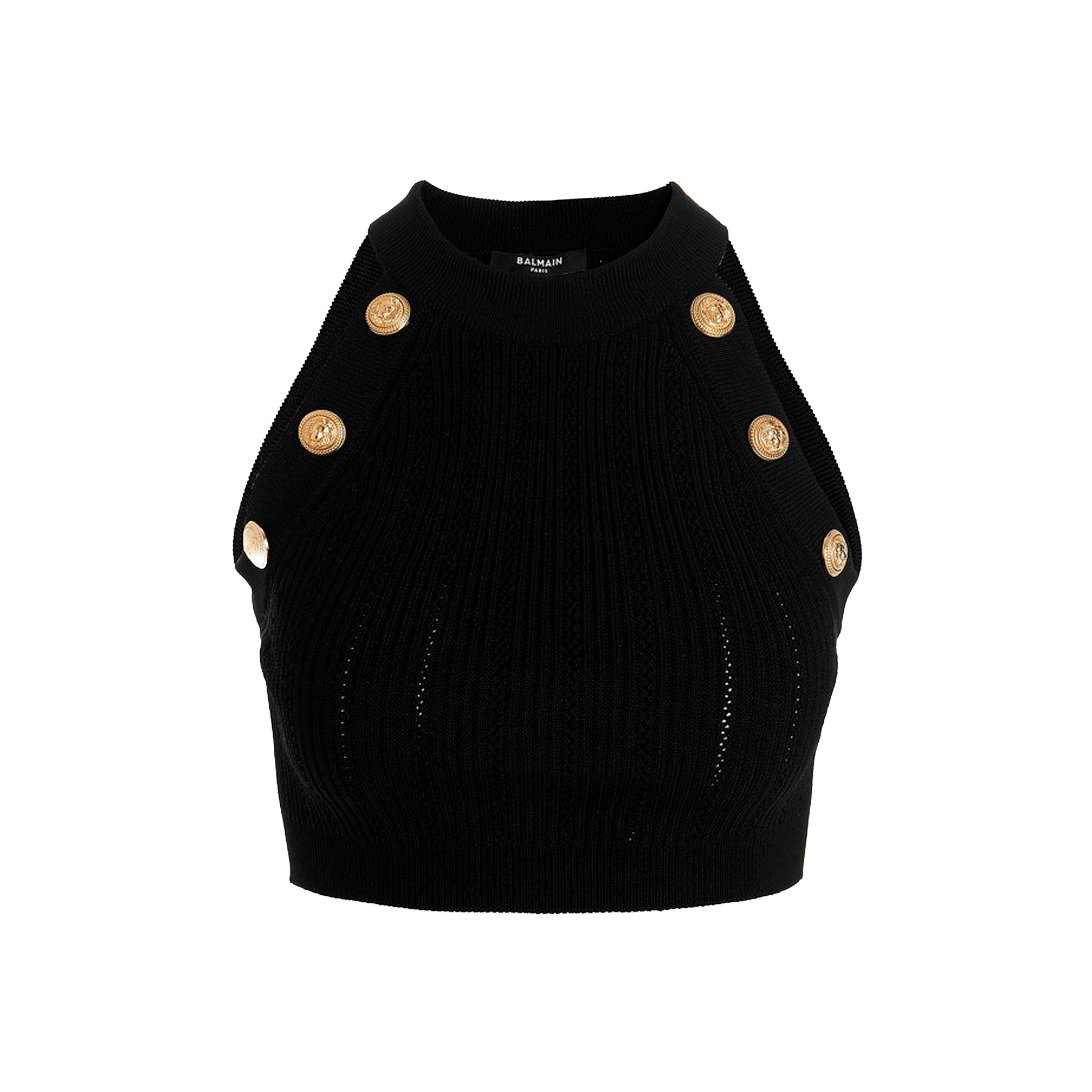 Top Negro Balmain Bottoms