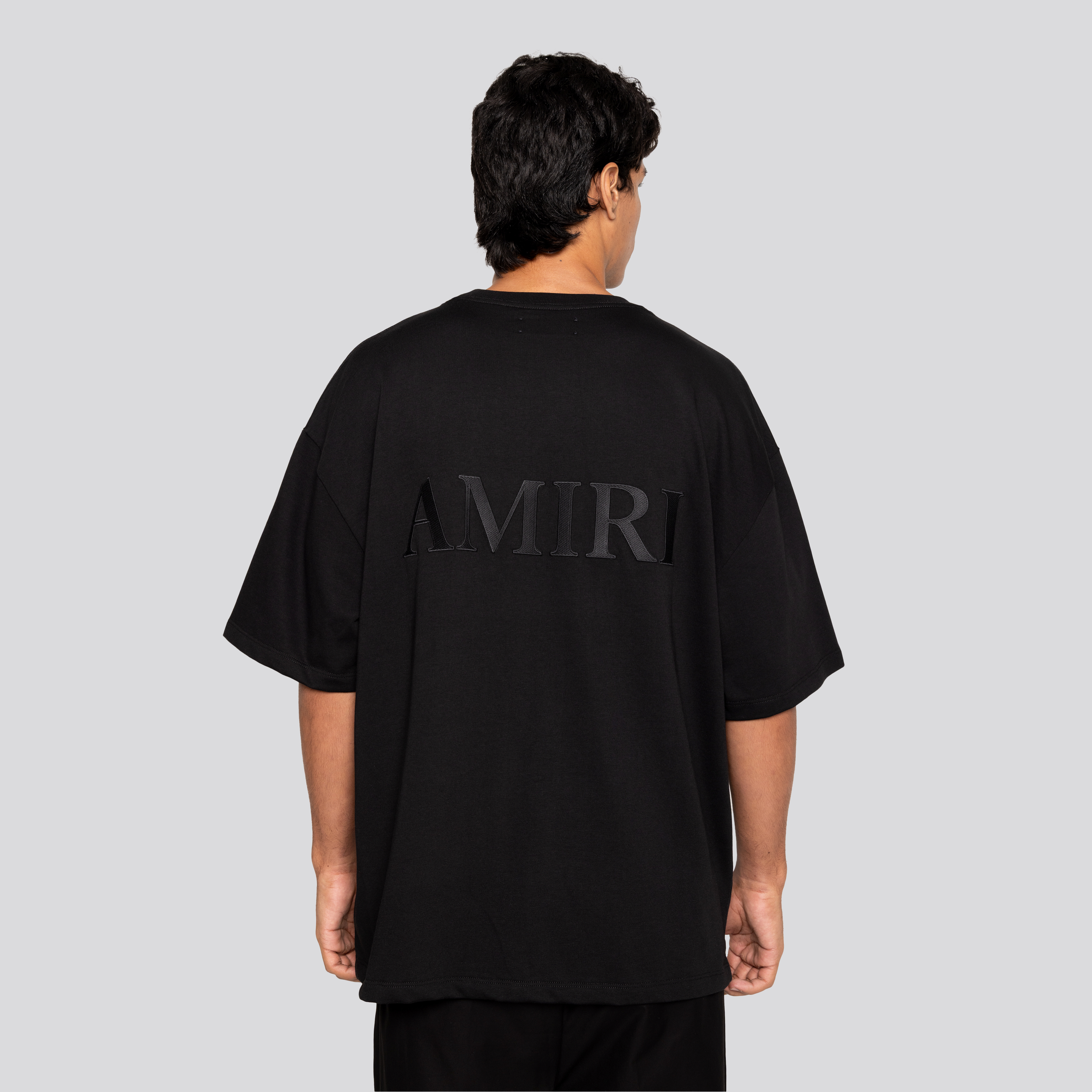 Camiseta Negra AMIRI Logo
