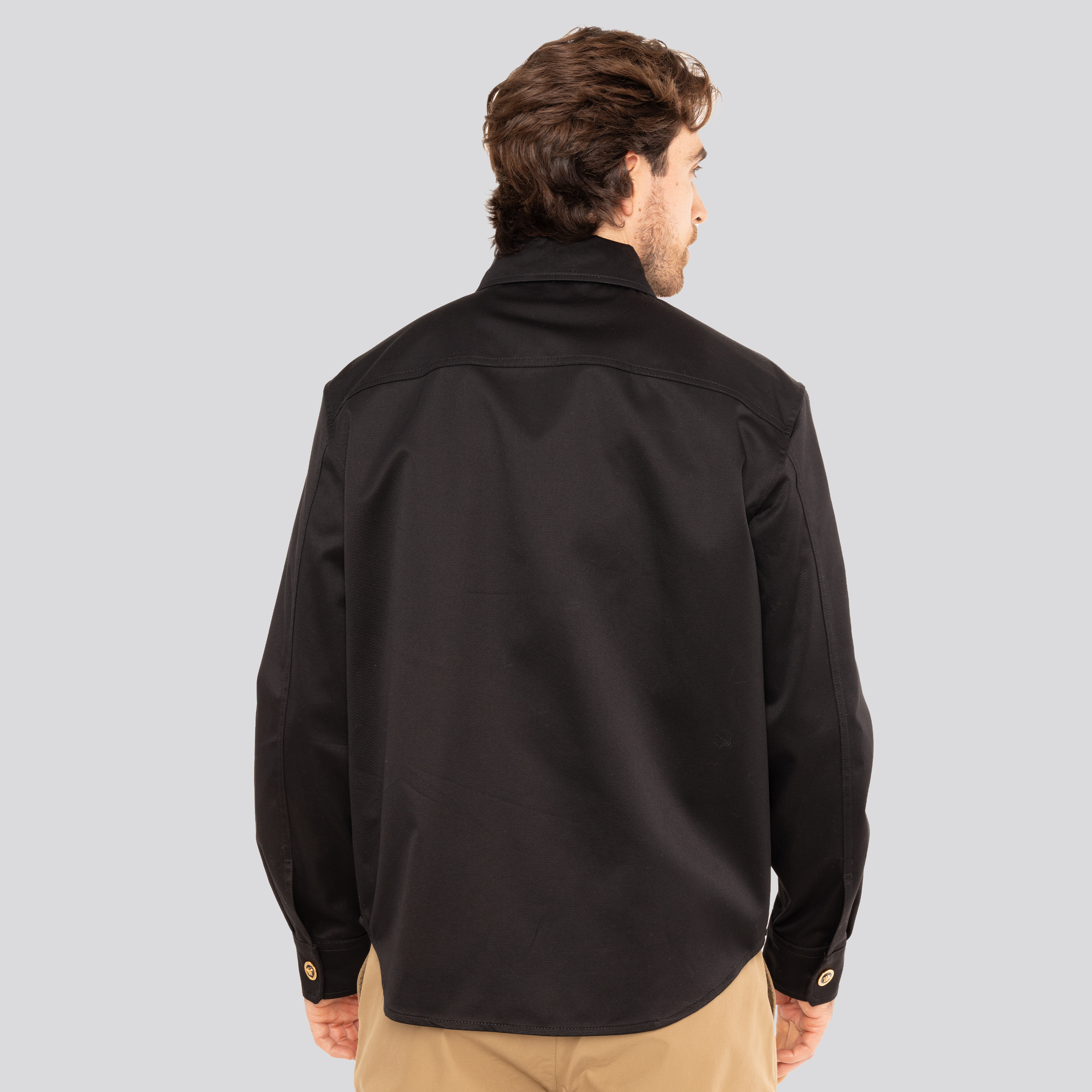 Chaqueta Negra Versace Medusa