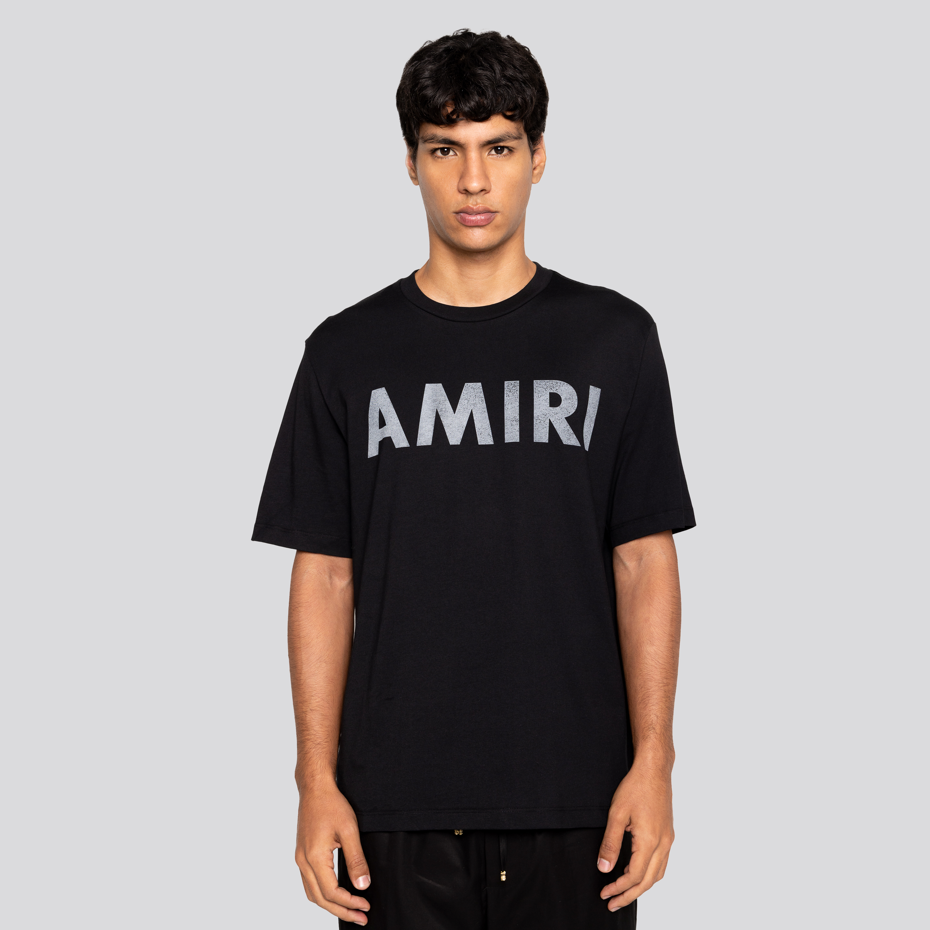 Camiseta Negra AMIRI Stencil