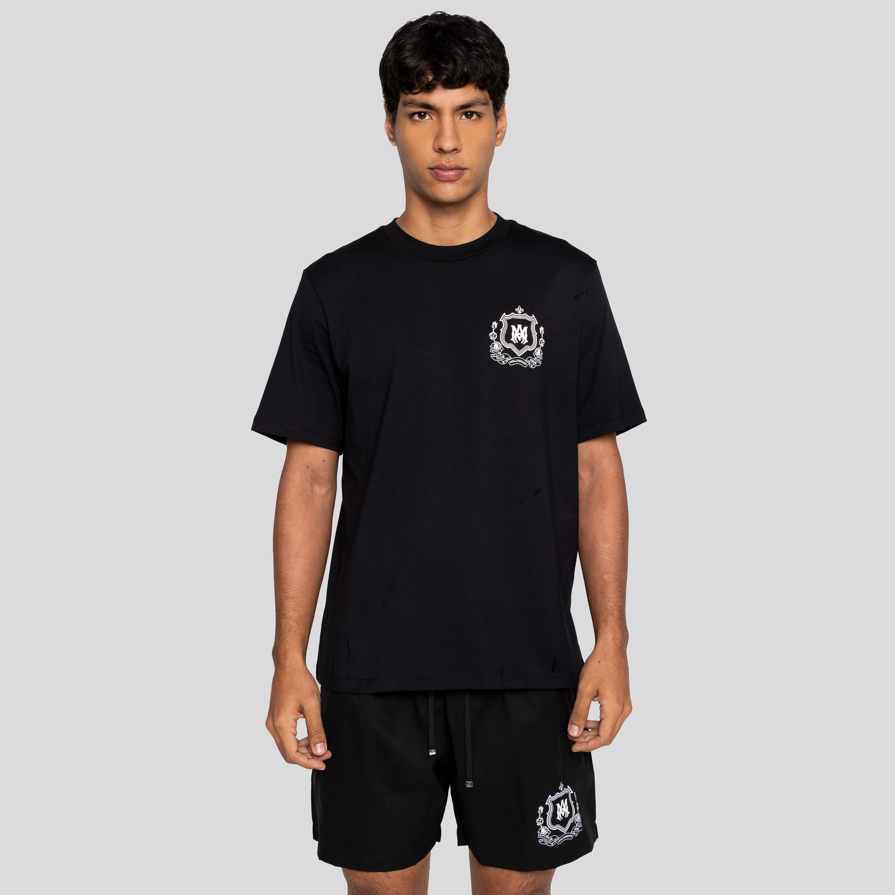 Camiseta Negra AMIRI MA Crest