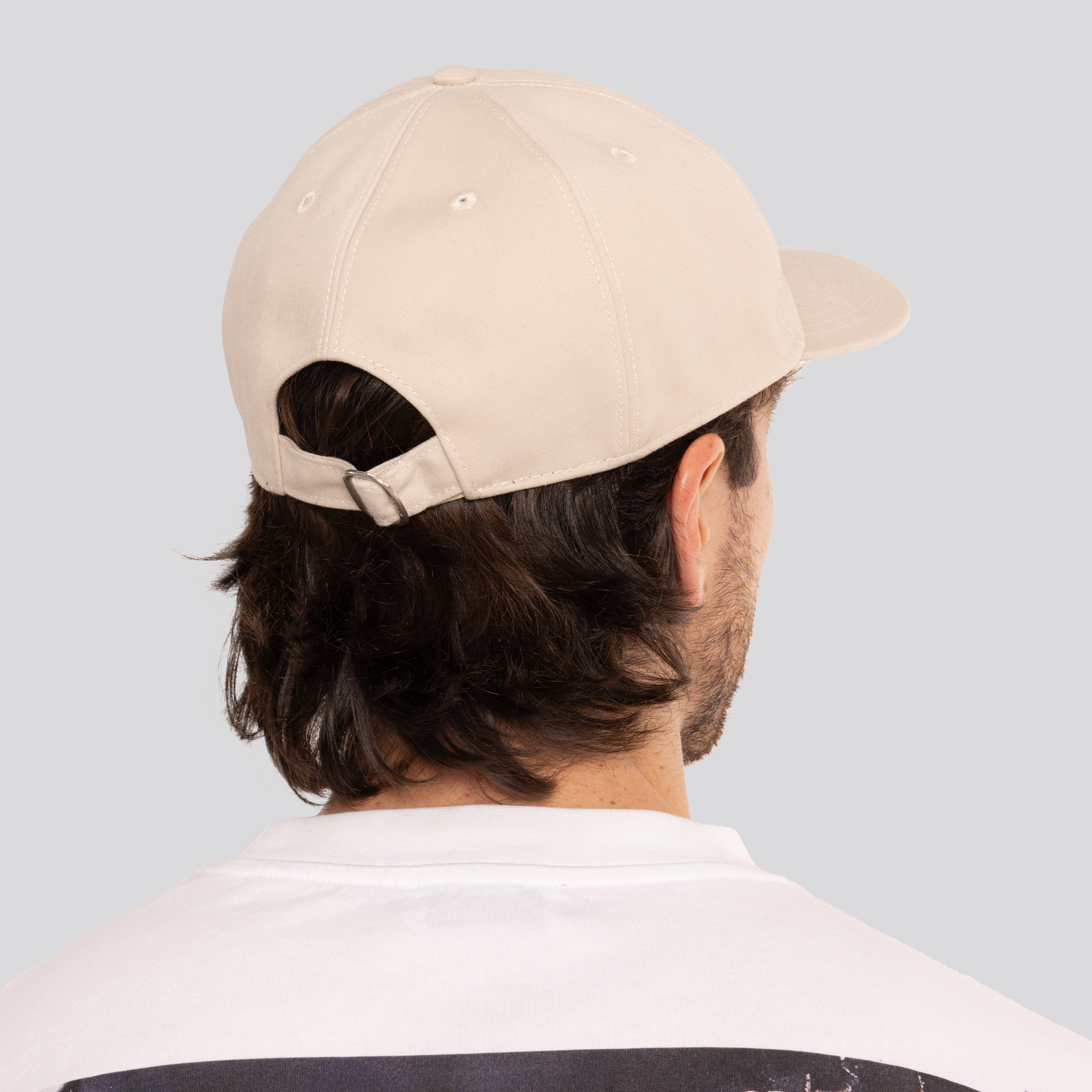Gorra Beige Off-White Logo