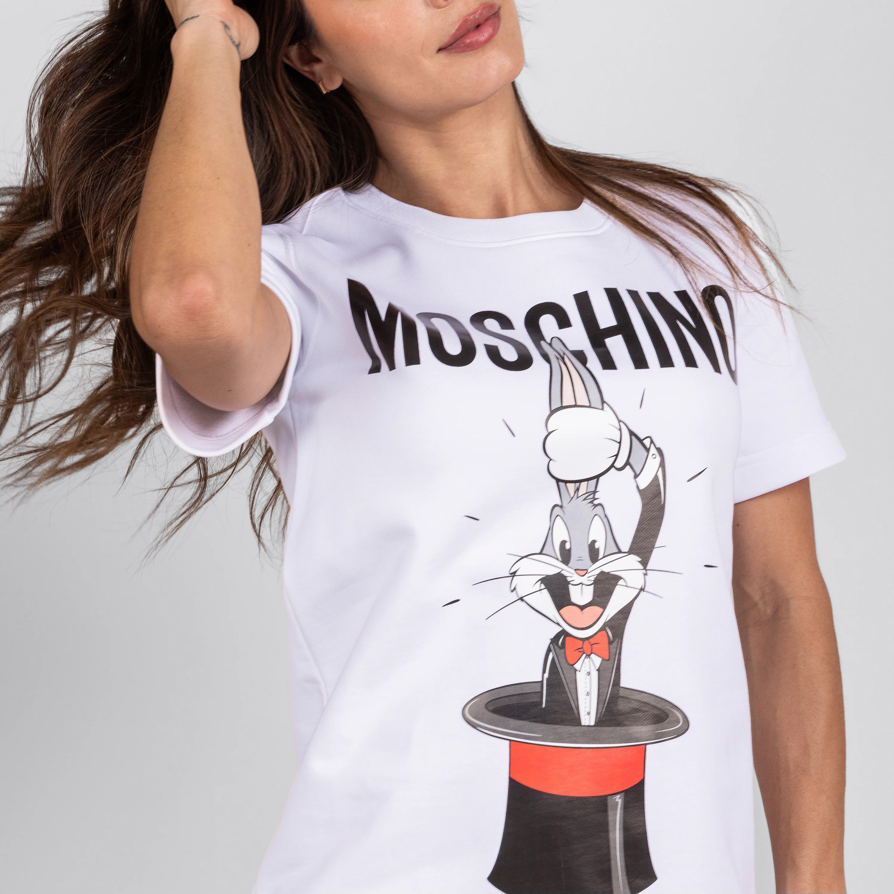 Vestido Blanco Moschino Couture Bad Bunny