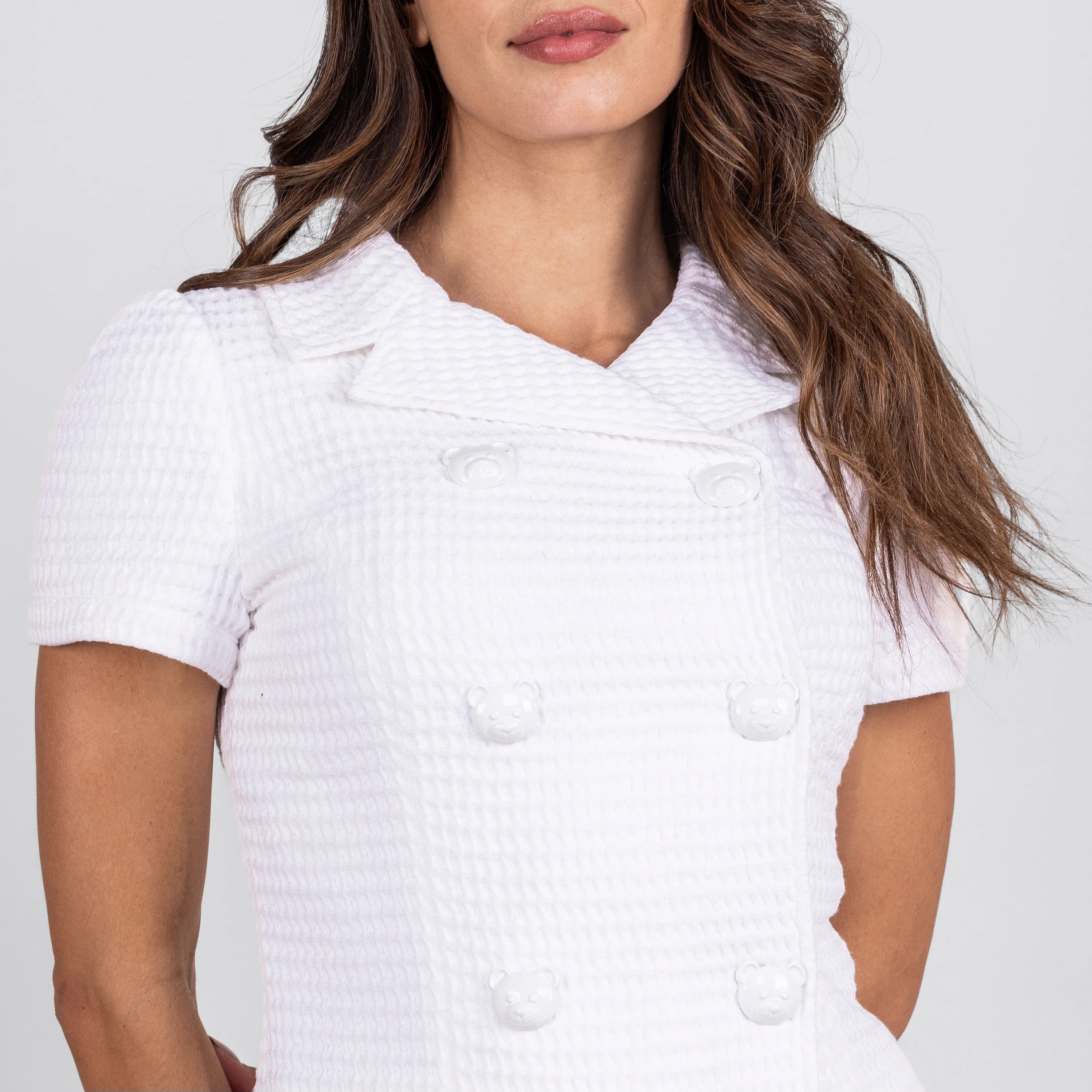 Vestido Blanco Moschino Couture Teddy Bottoms