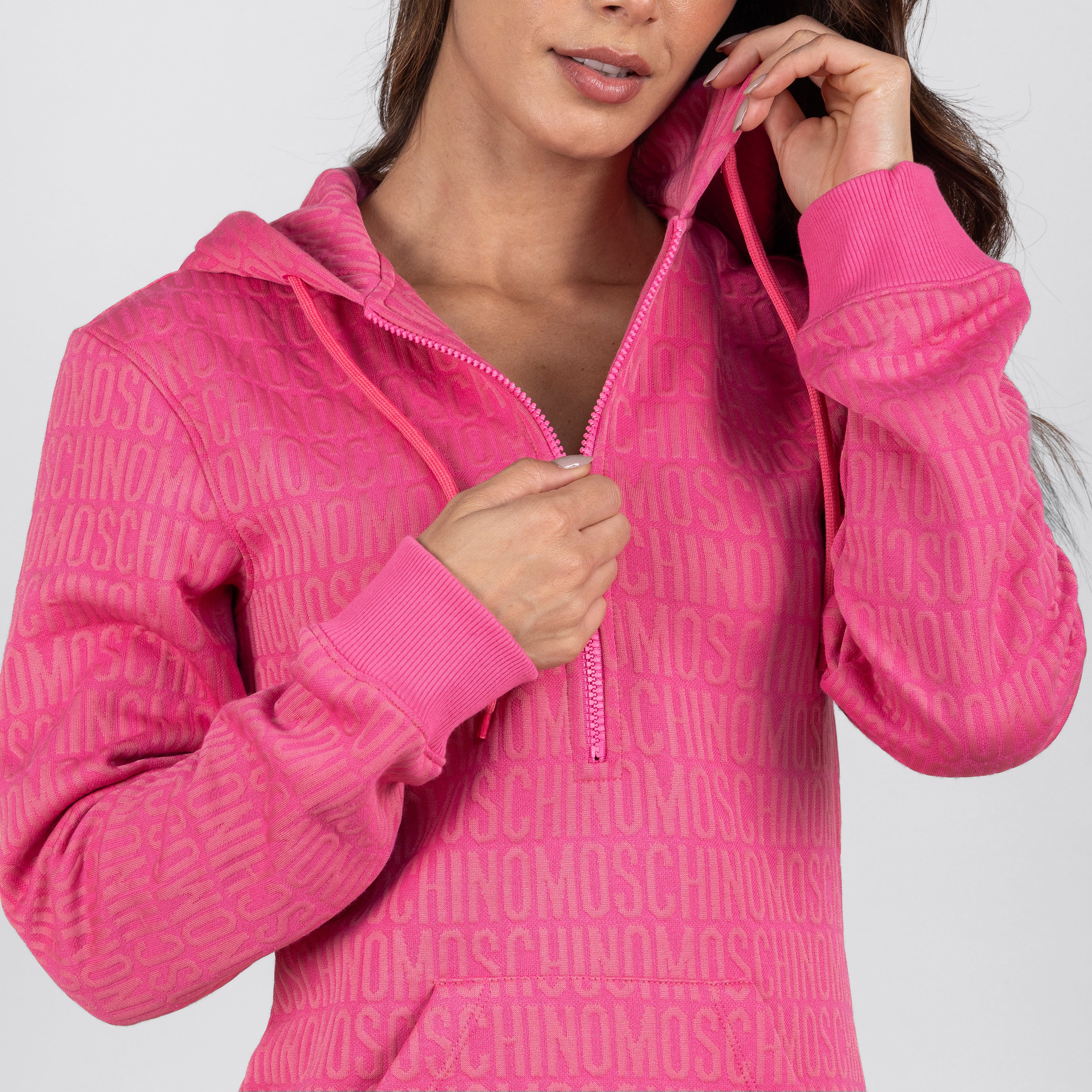 Vestido Rosado Moschino Couture Monogram