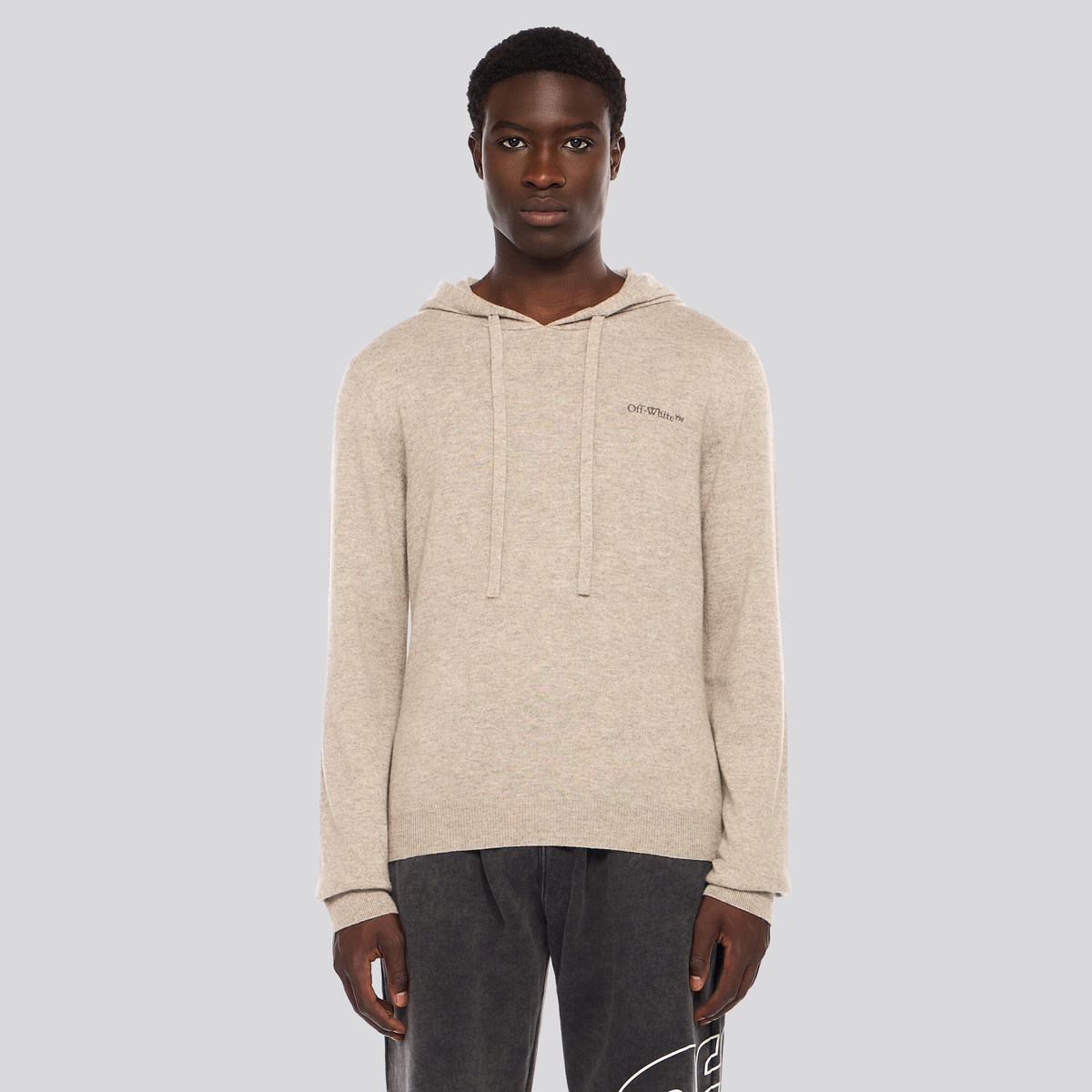 Buzo Beige Off-White Quote