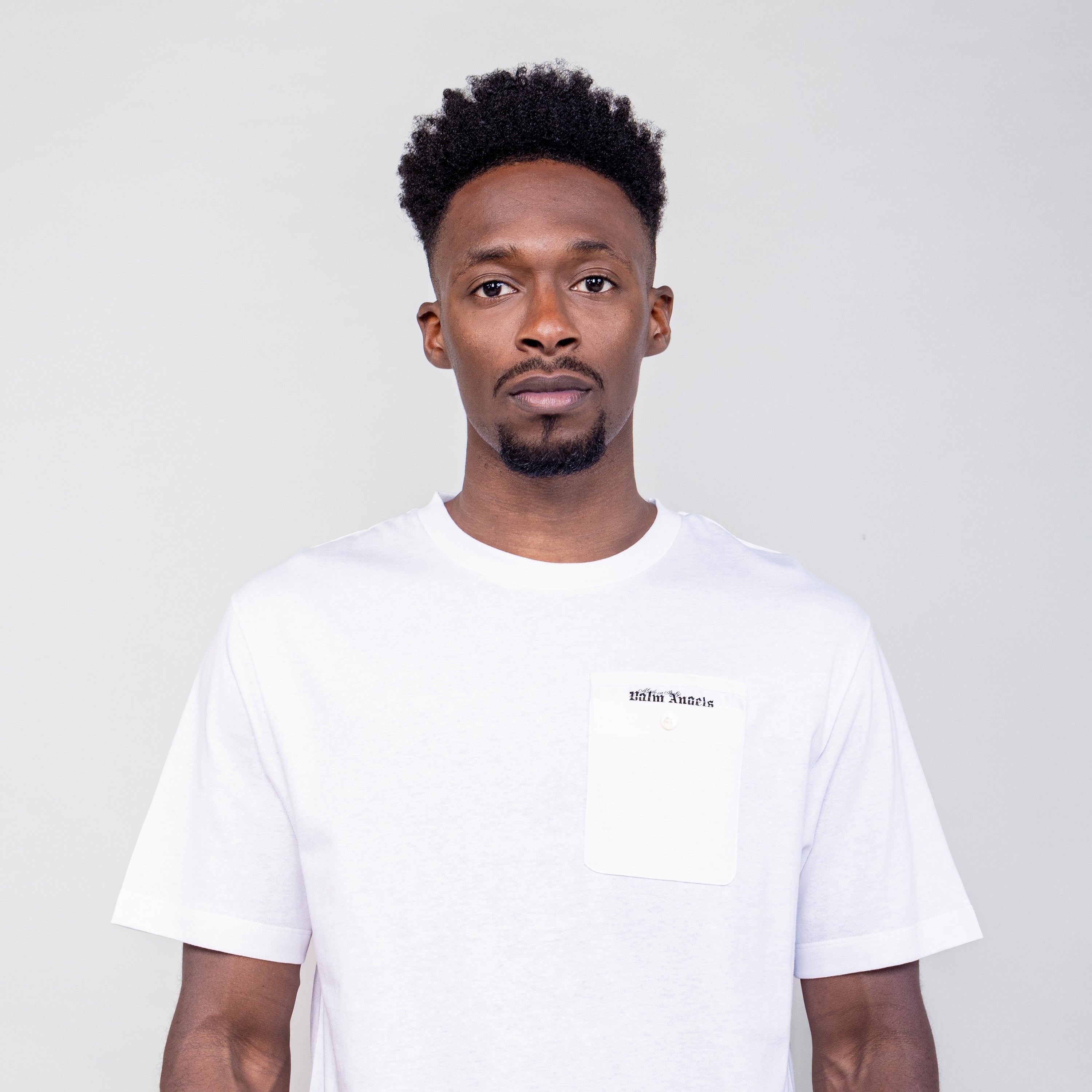 Camiseta Blanca Palm Angels Sartorial Pocket