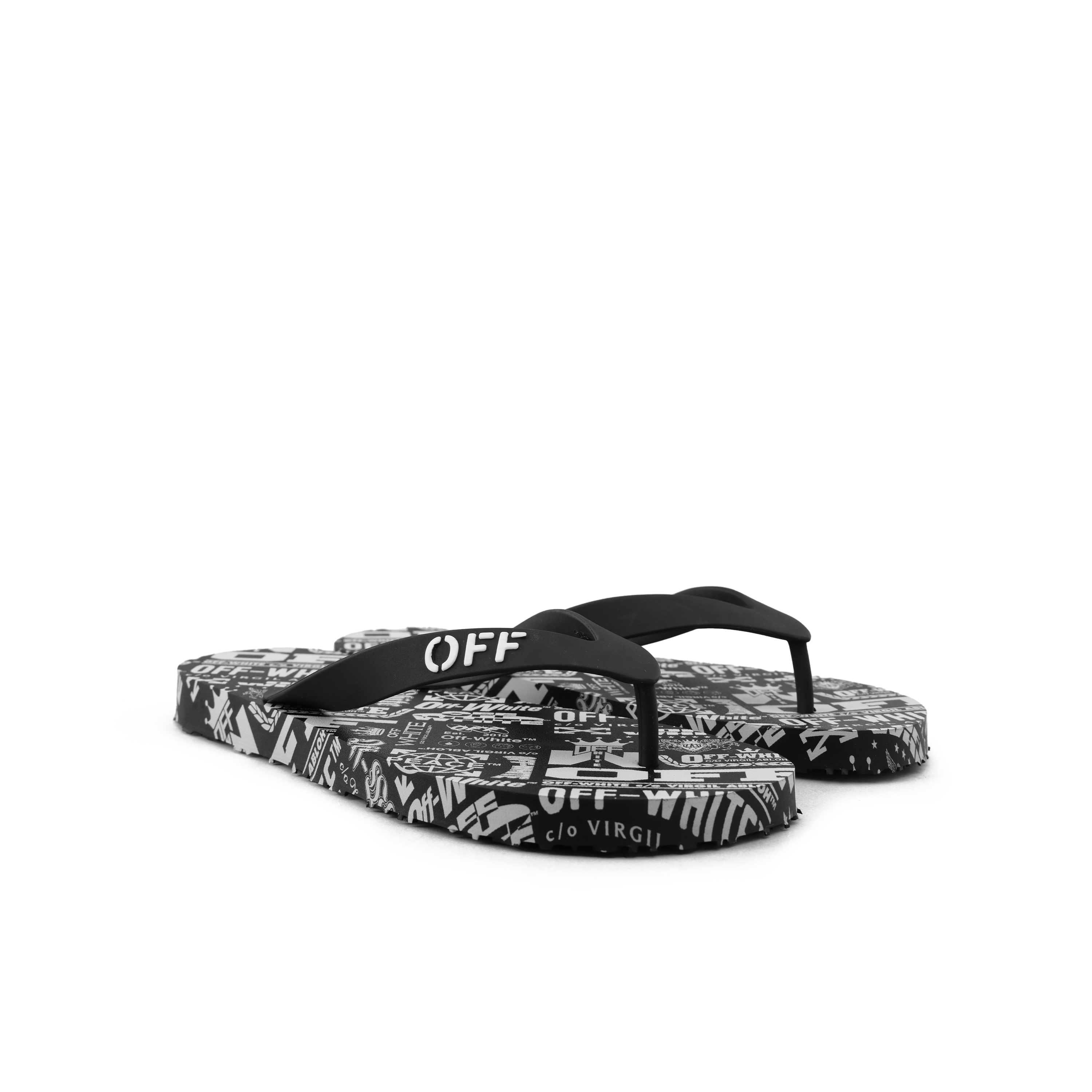 Sandalia Negro Off-White M-Off Stamp