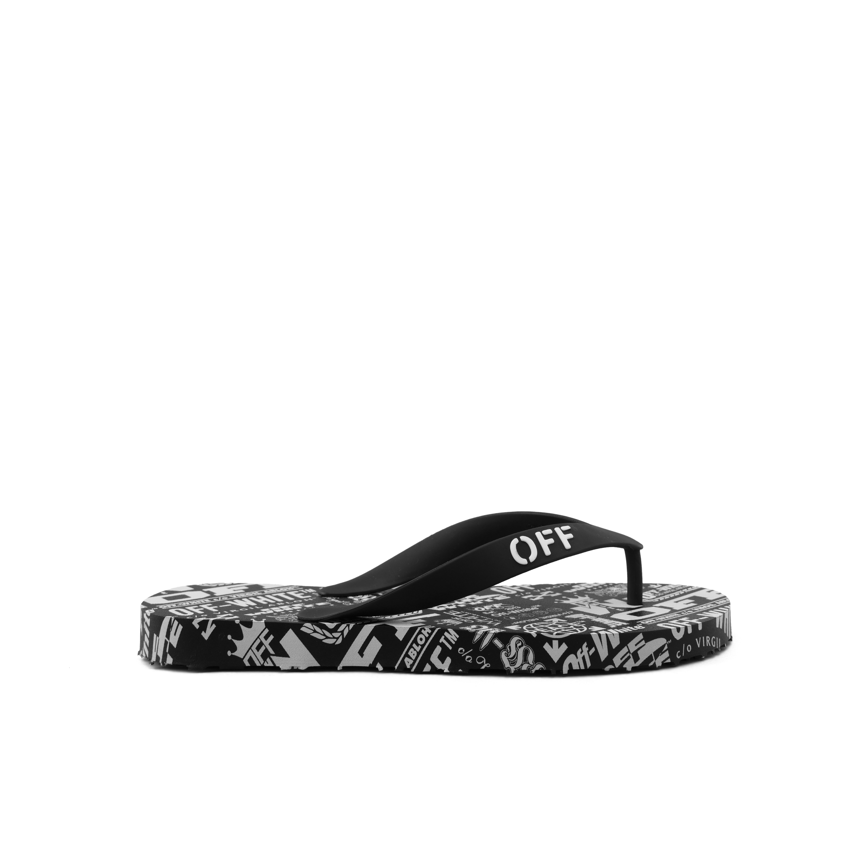 Sandalia Negro Off-White M-Off Stamp