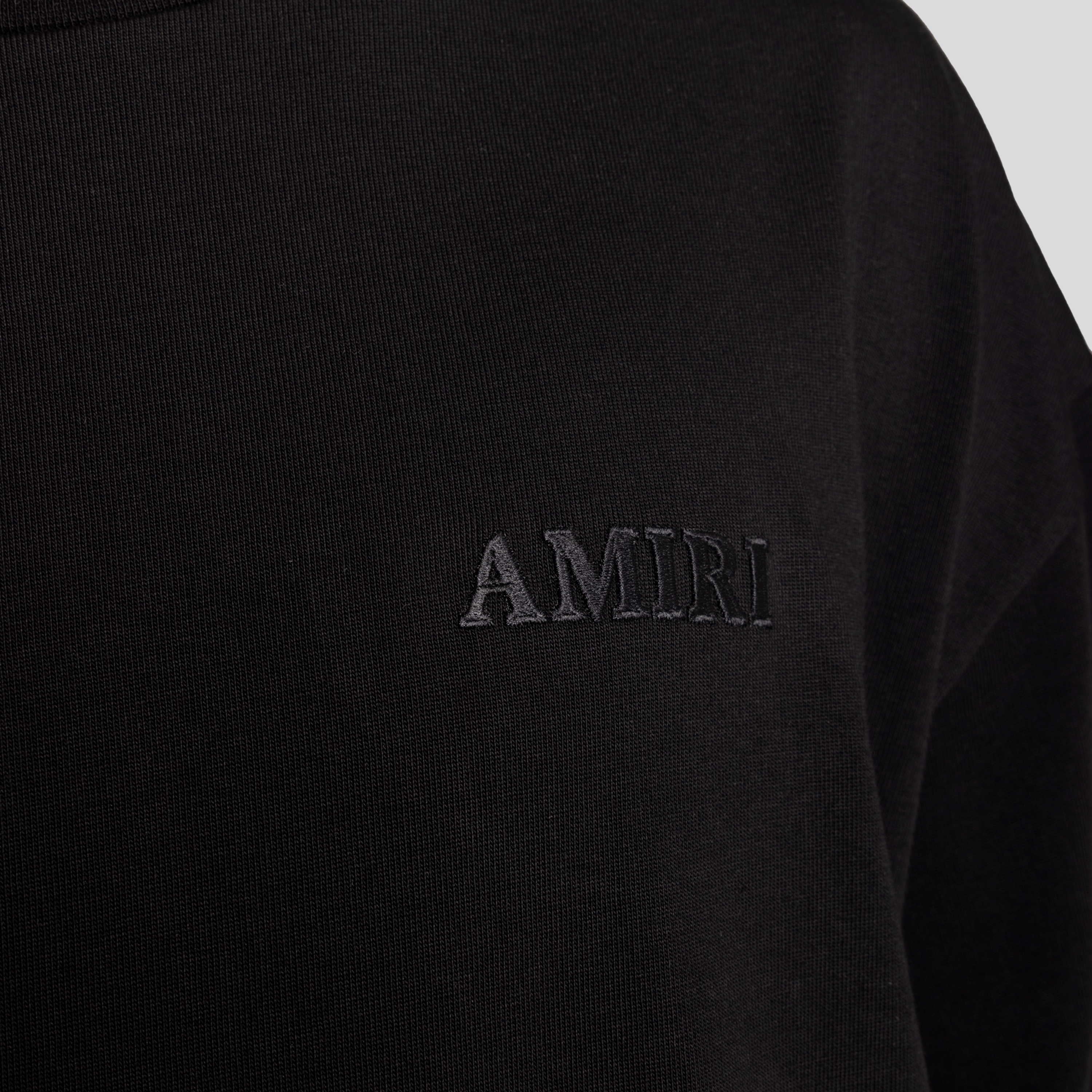 Camiseta Negra AMIRI Logo