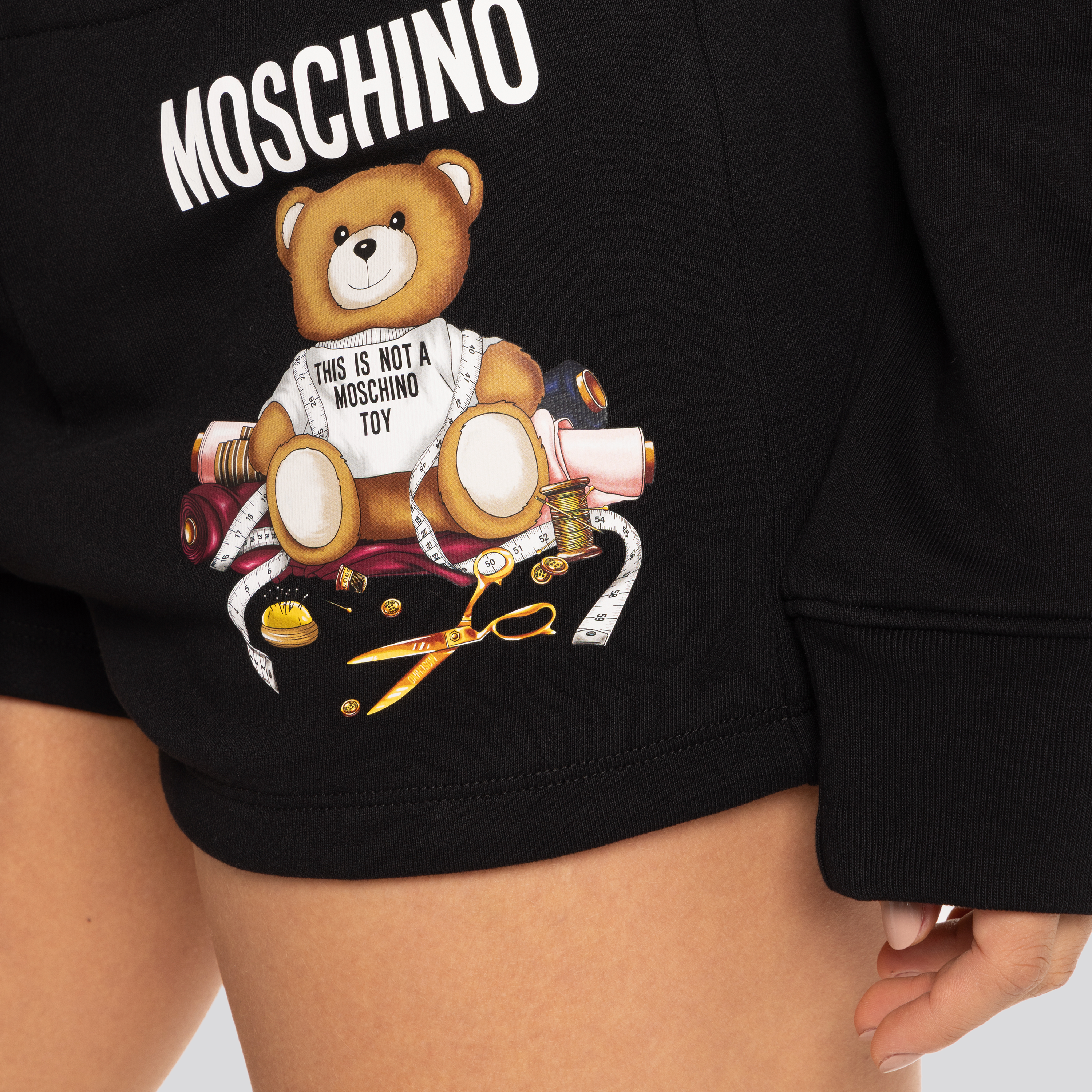 Sudadera Negra Moschino Taylor Toy