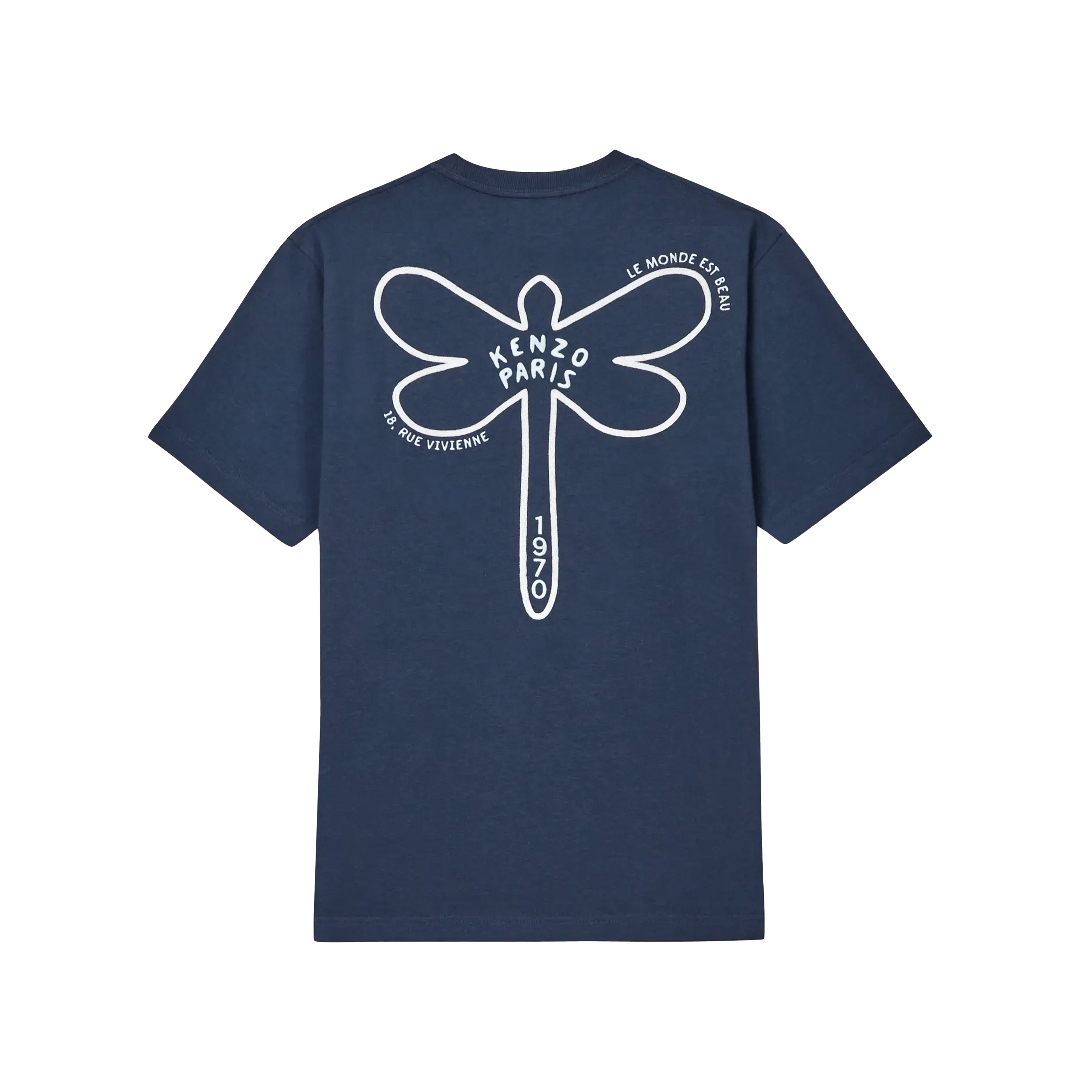 Camiseta Azul Kenzo Dragonfly