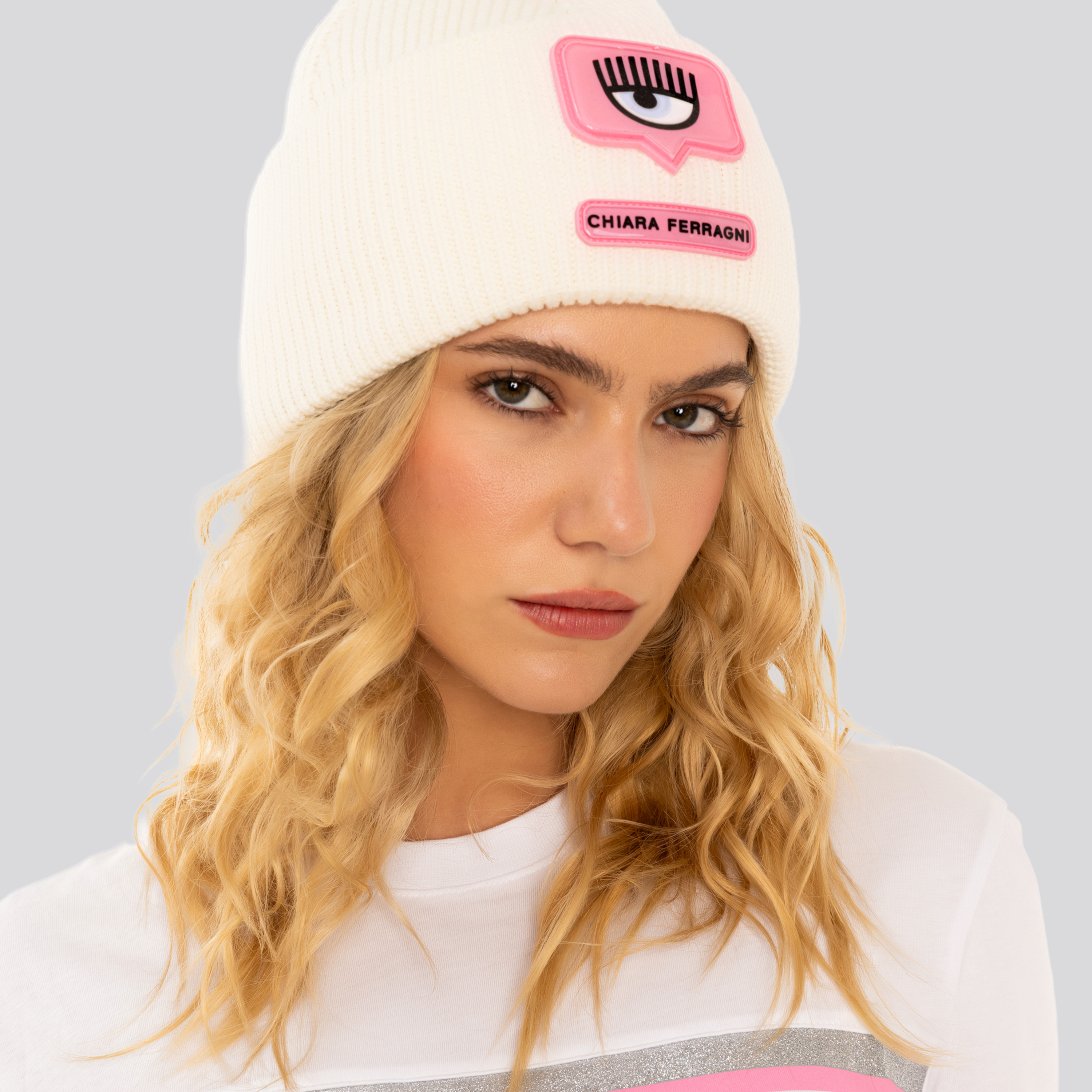 Gorro Blanco Chiara Ferragni Eye