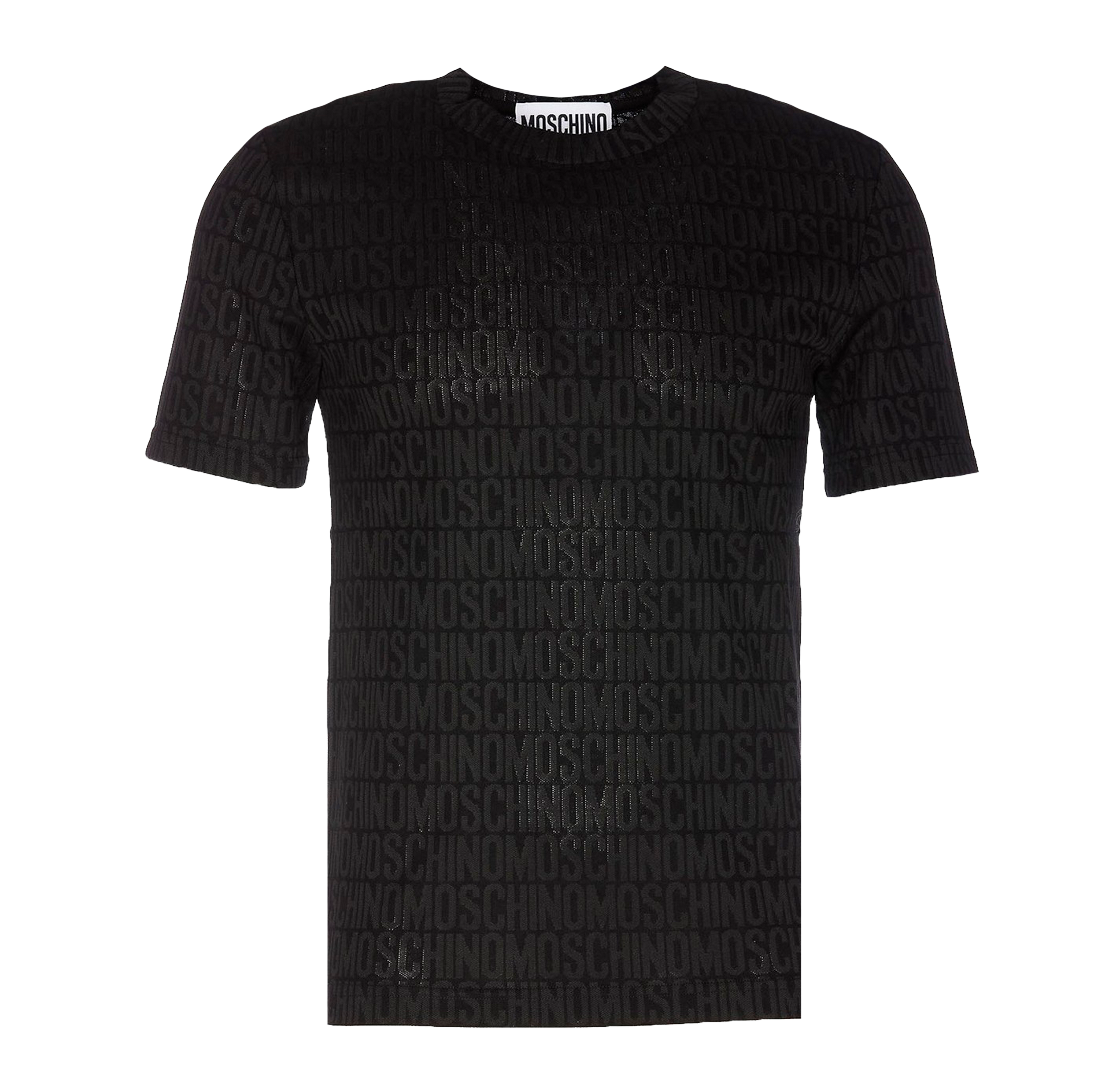 Camiseta Negra Moschino Couture Monogram