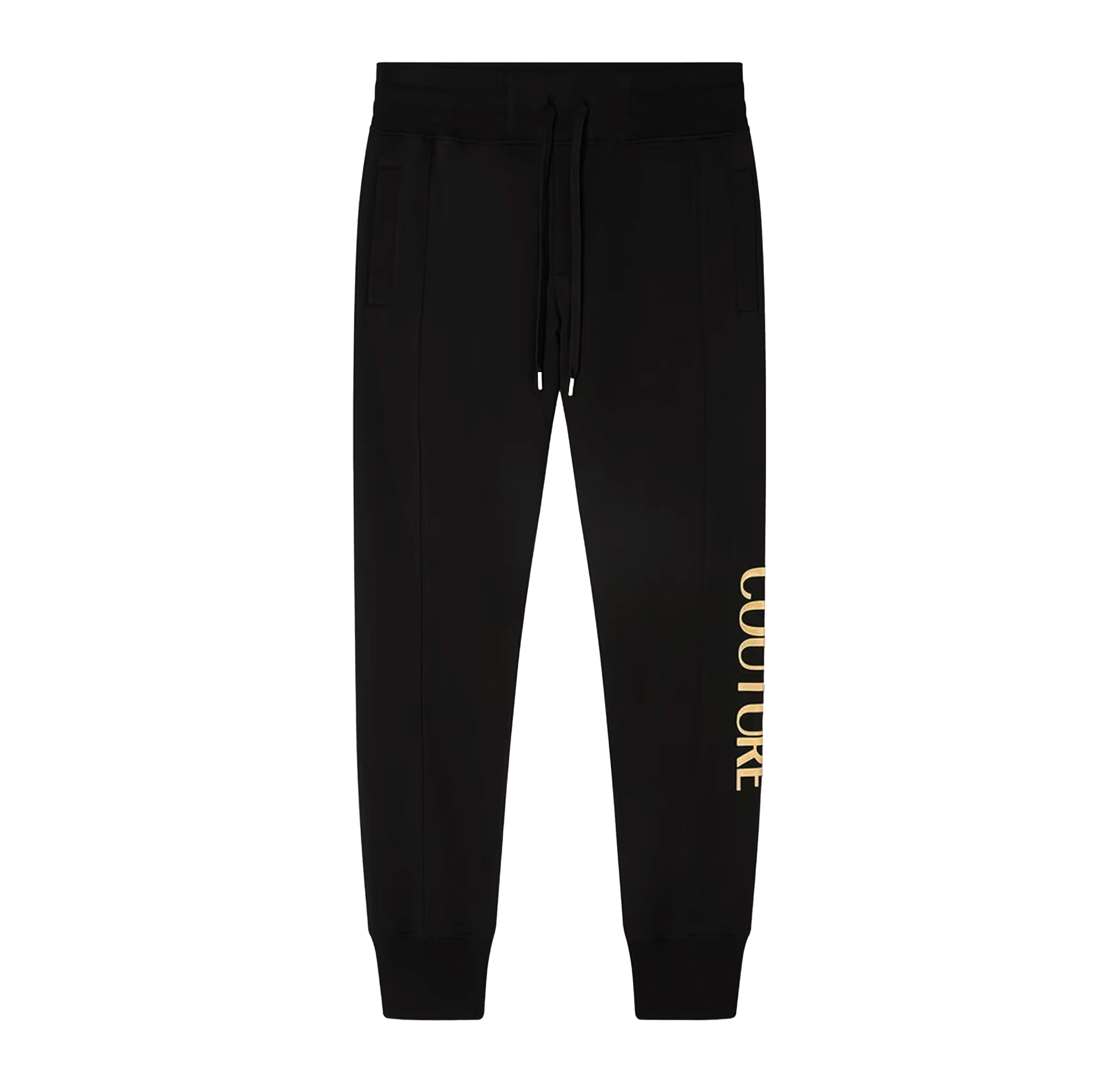 Jogger Negro Versace Couture Gold Logo