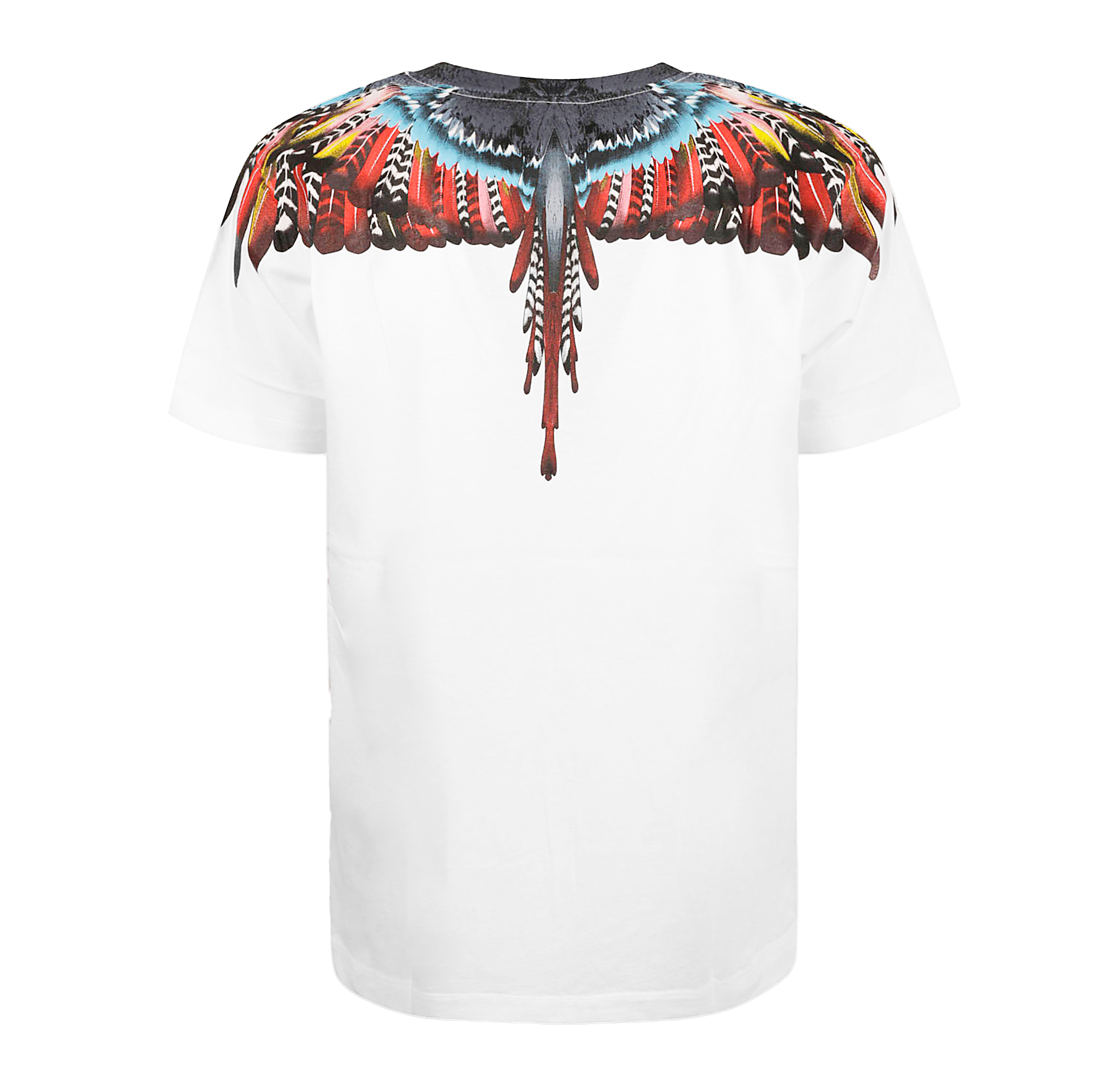 Camiseta Blanca Marcelo Burlon Rojo Grizzly Wings