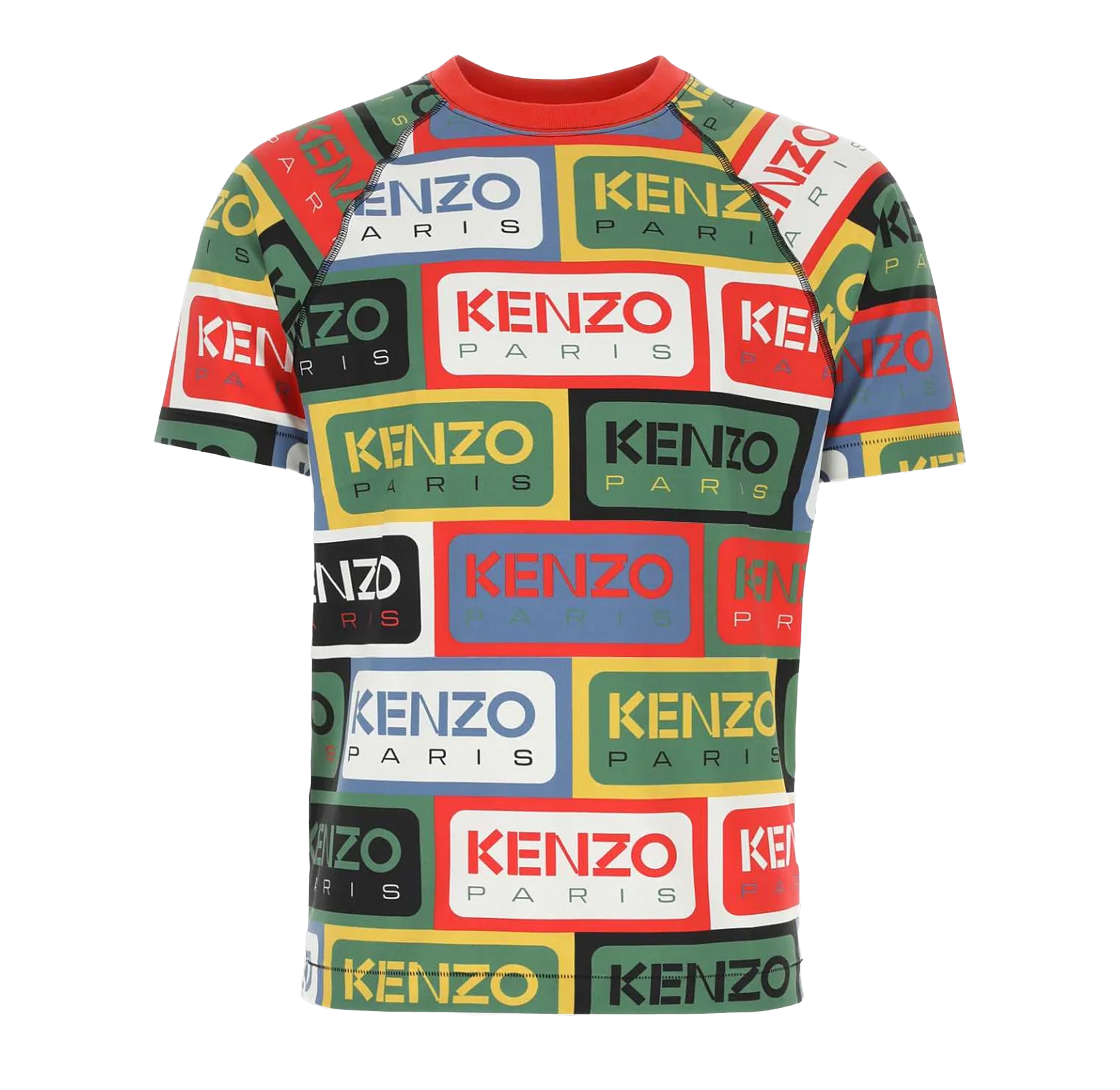 Camiseta Multicolor Kenzo Multilogo