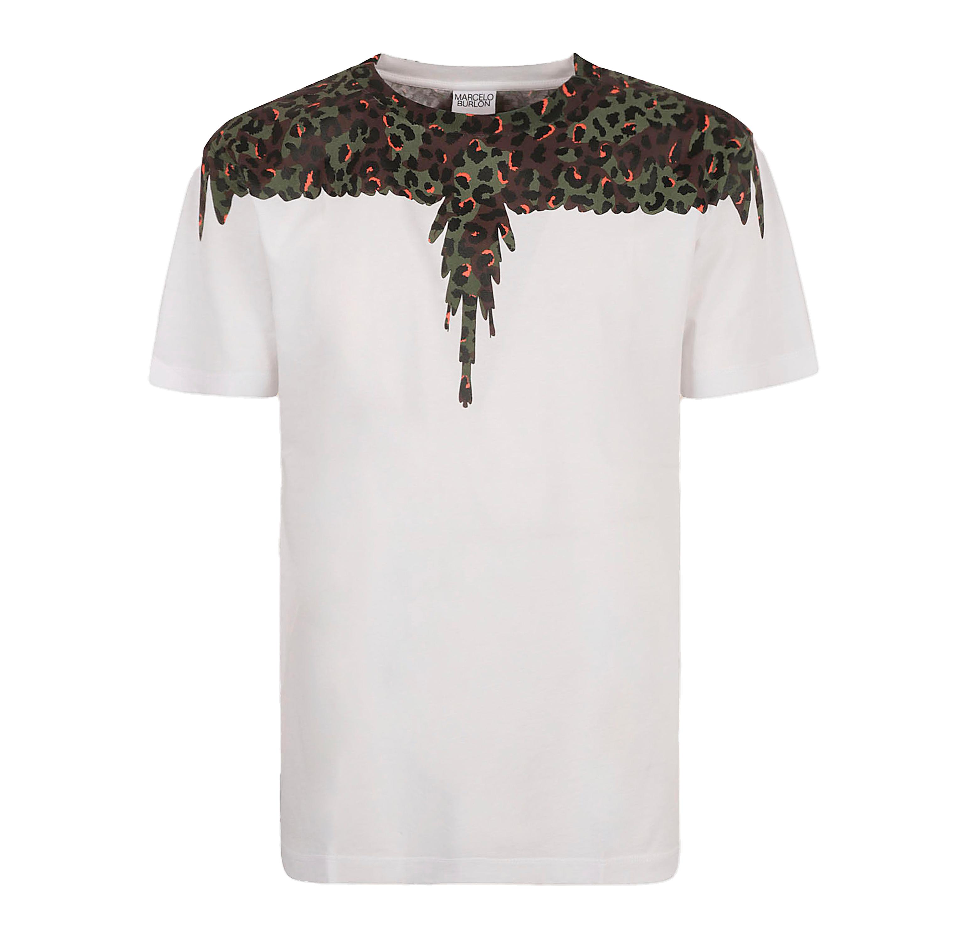 Camiseta Blanca Marcelo Burlon Café Animalier Wings