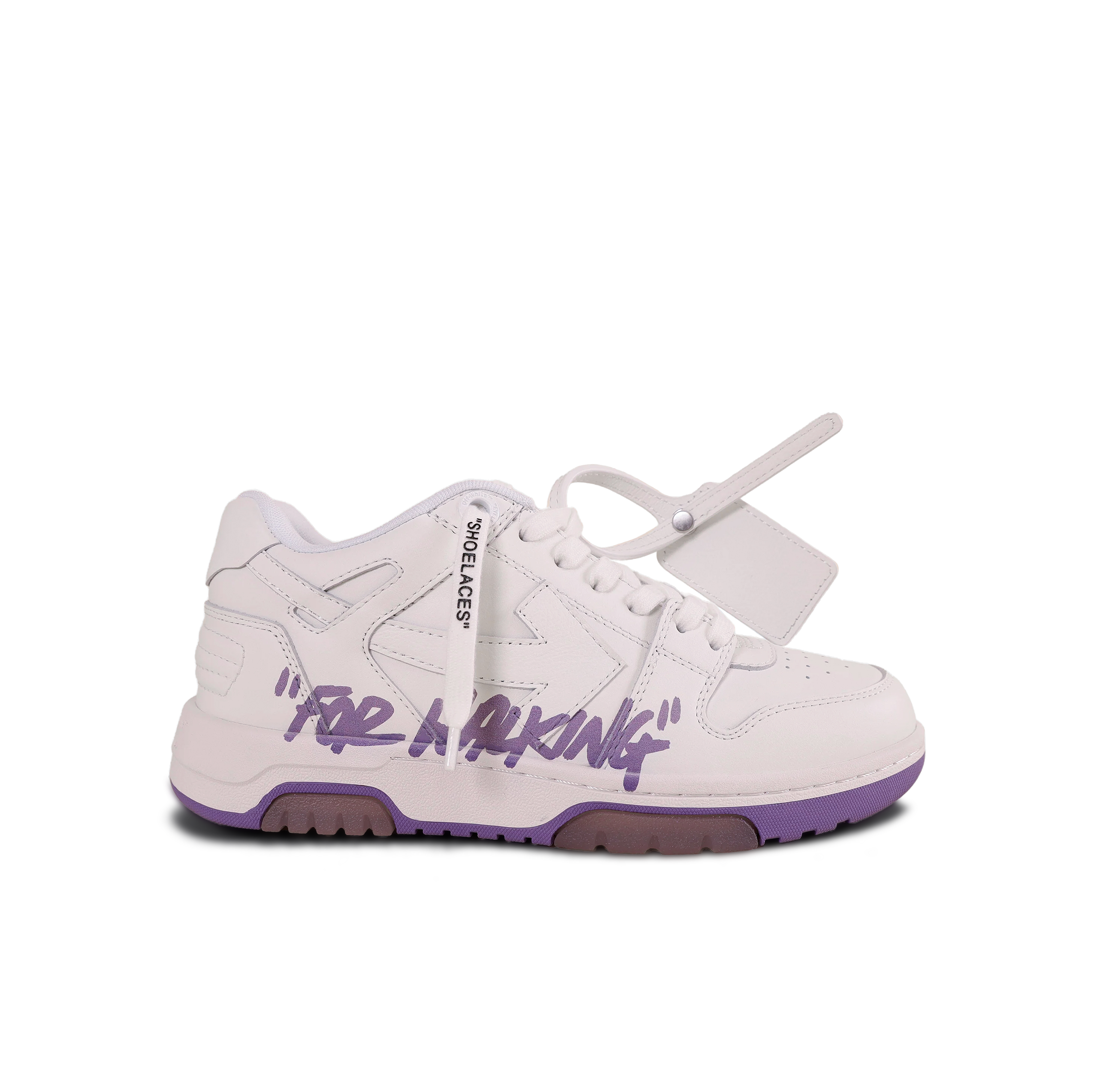 Sneakers White Lila Off-White "OOO" For Walking