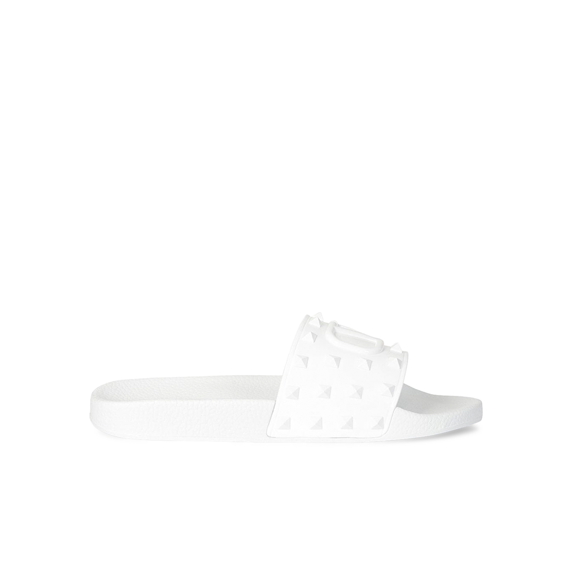 Sandalias Blancas Valentino Vlogo Rockstuds