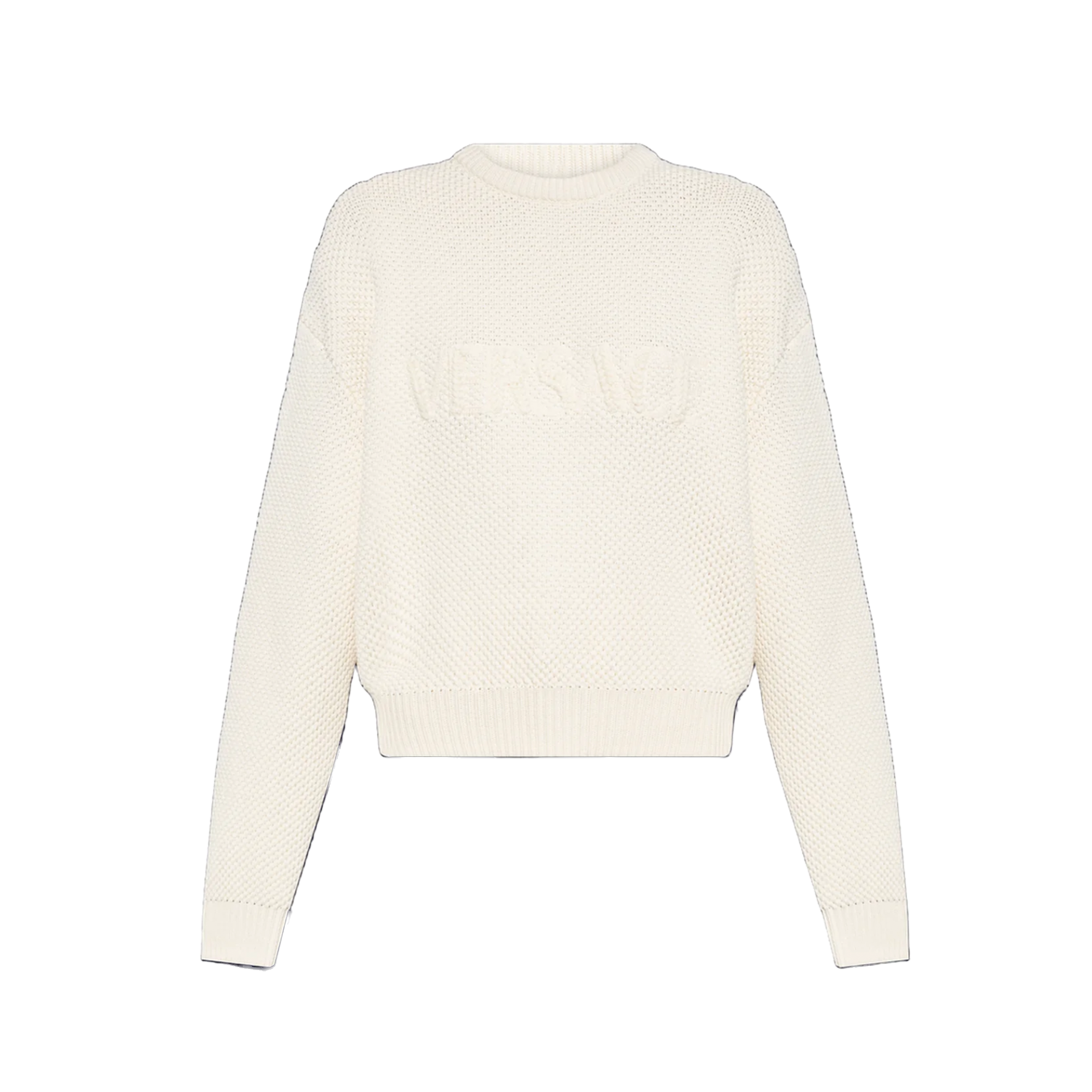 Buzo Crema Versace Logo