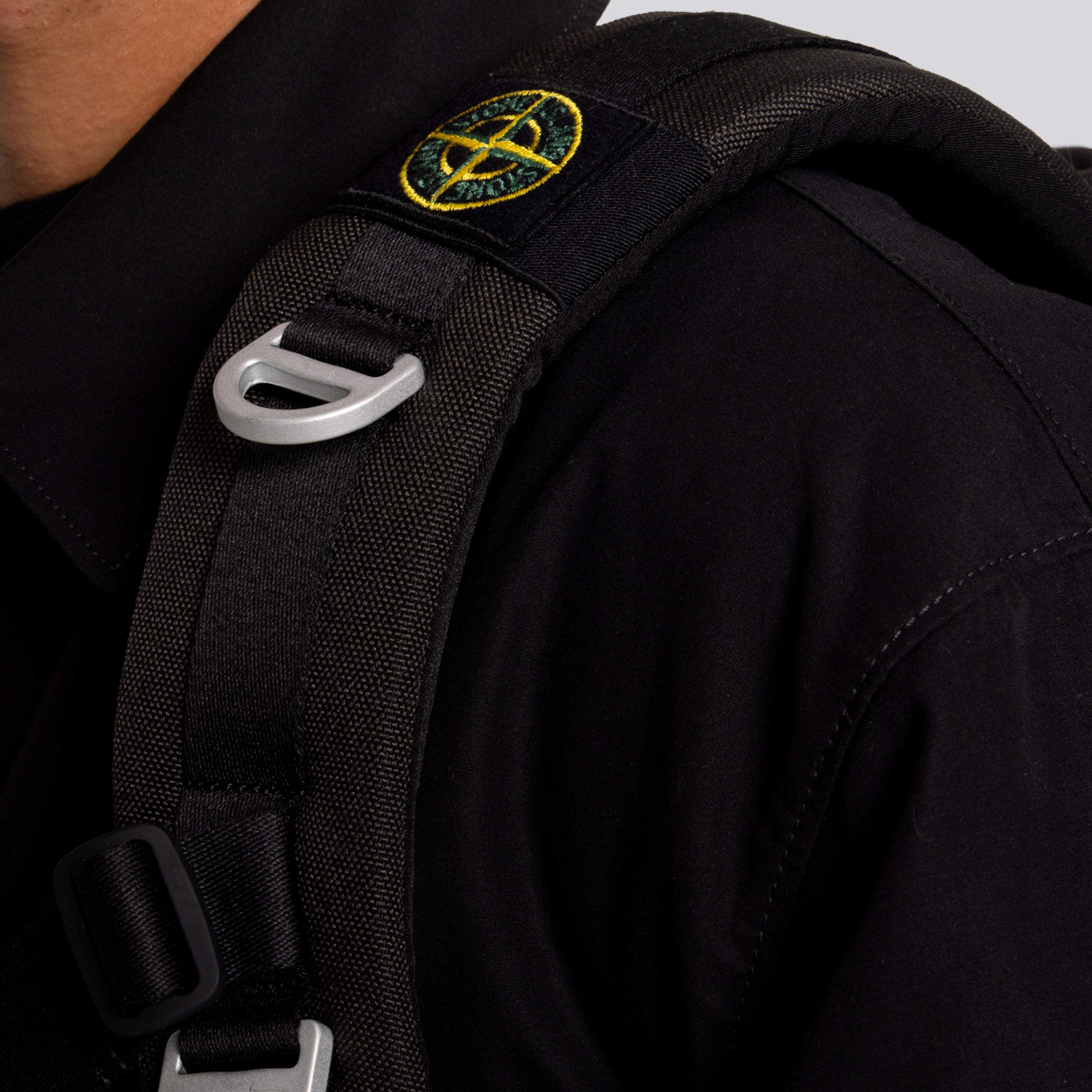 Mochila Negro Stone Island Cordura