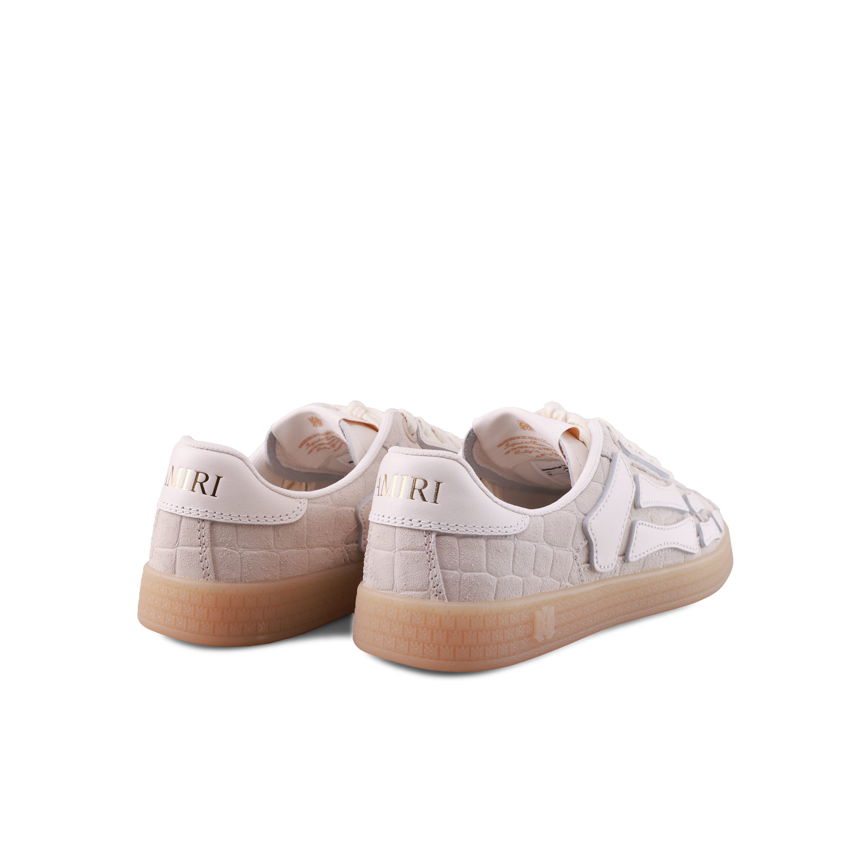 Sneakers Beige AMIRI Pacific Bones Croc