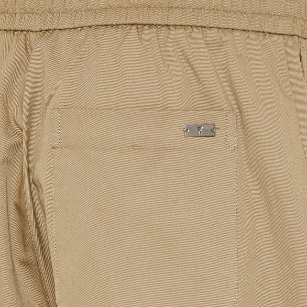Pantalon Beige Ami Paris Elasticated