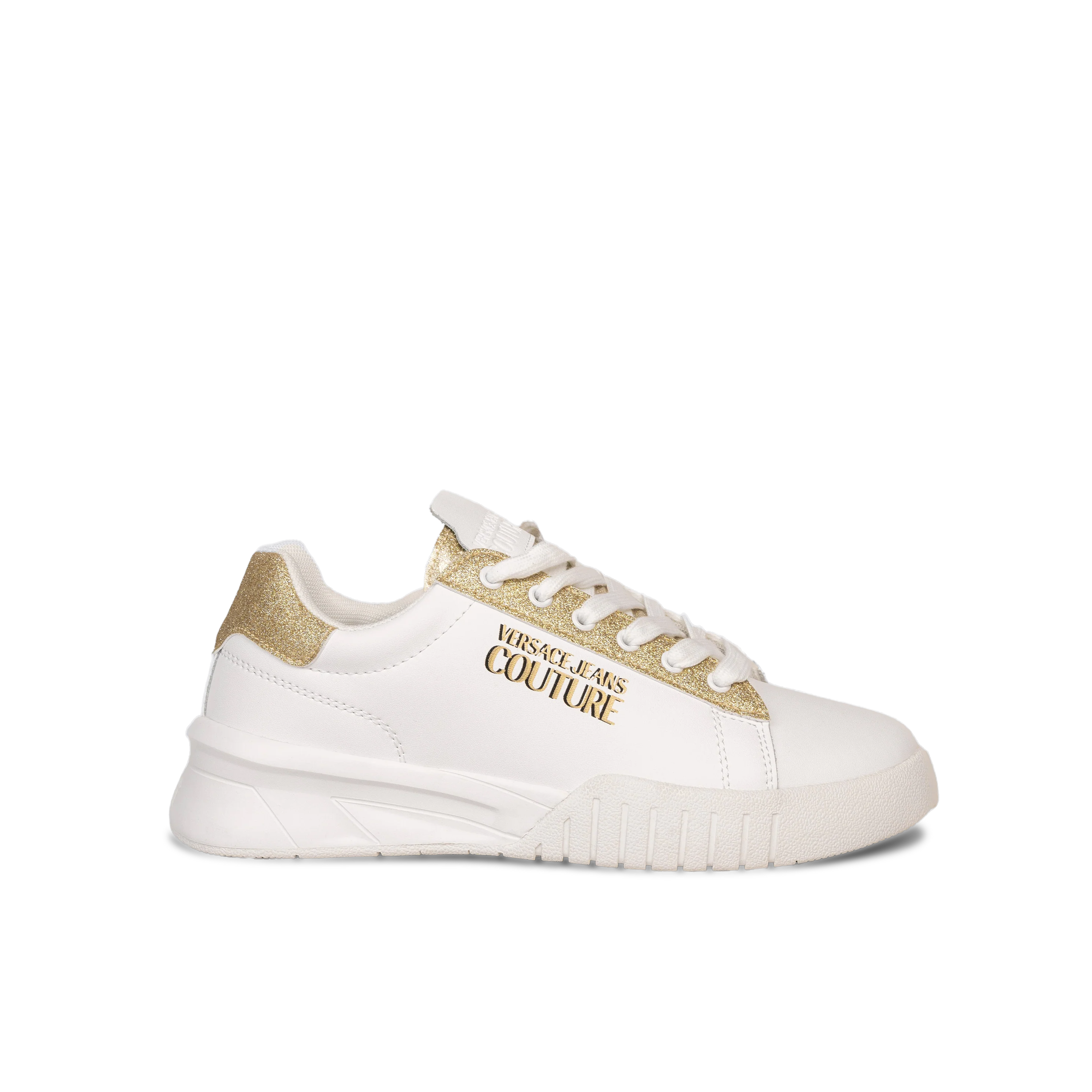 Sneakers Blanco Versace Couture Glitter