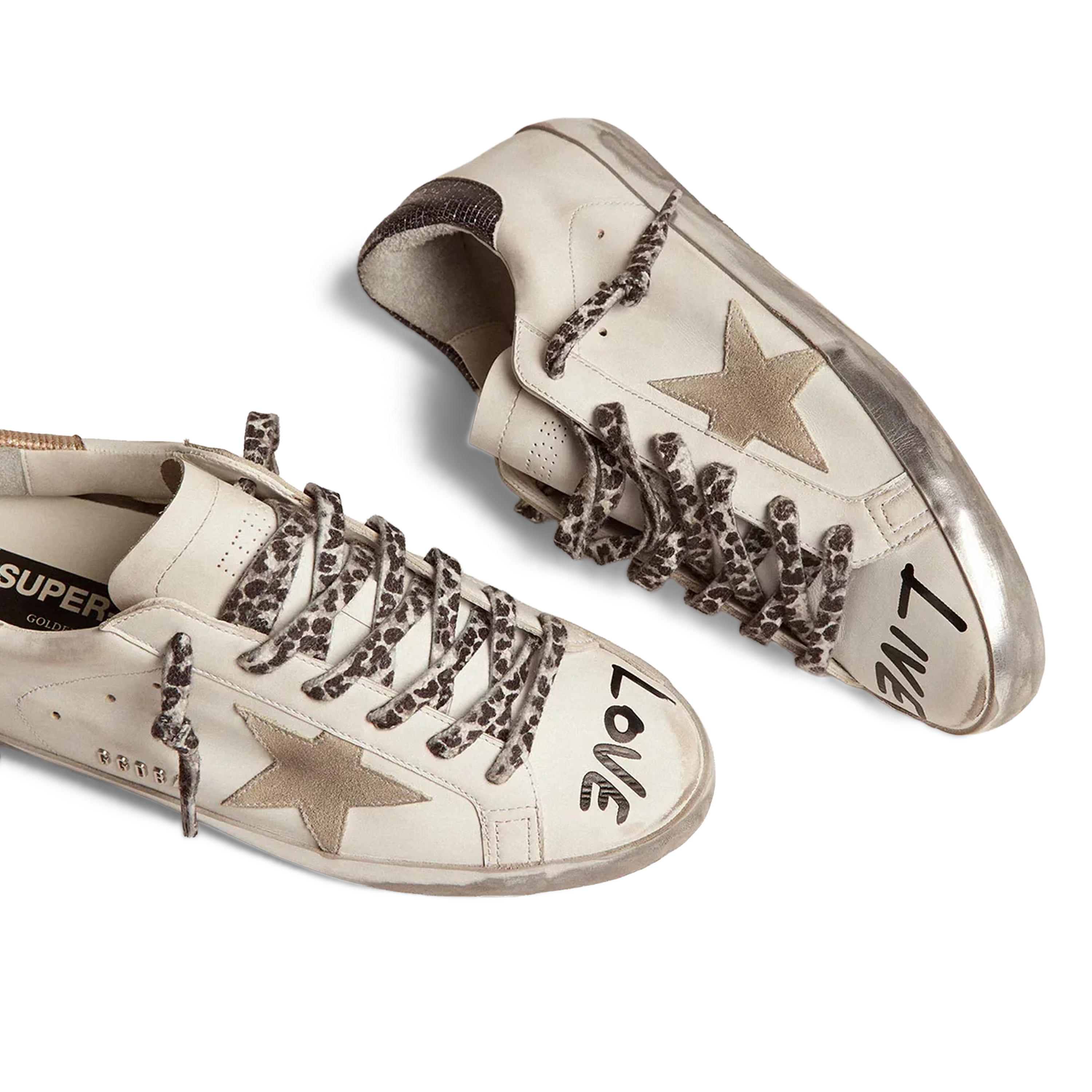 Sneakers Blancos Golden Goose Super-Star Love